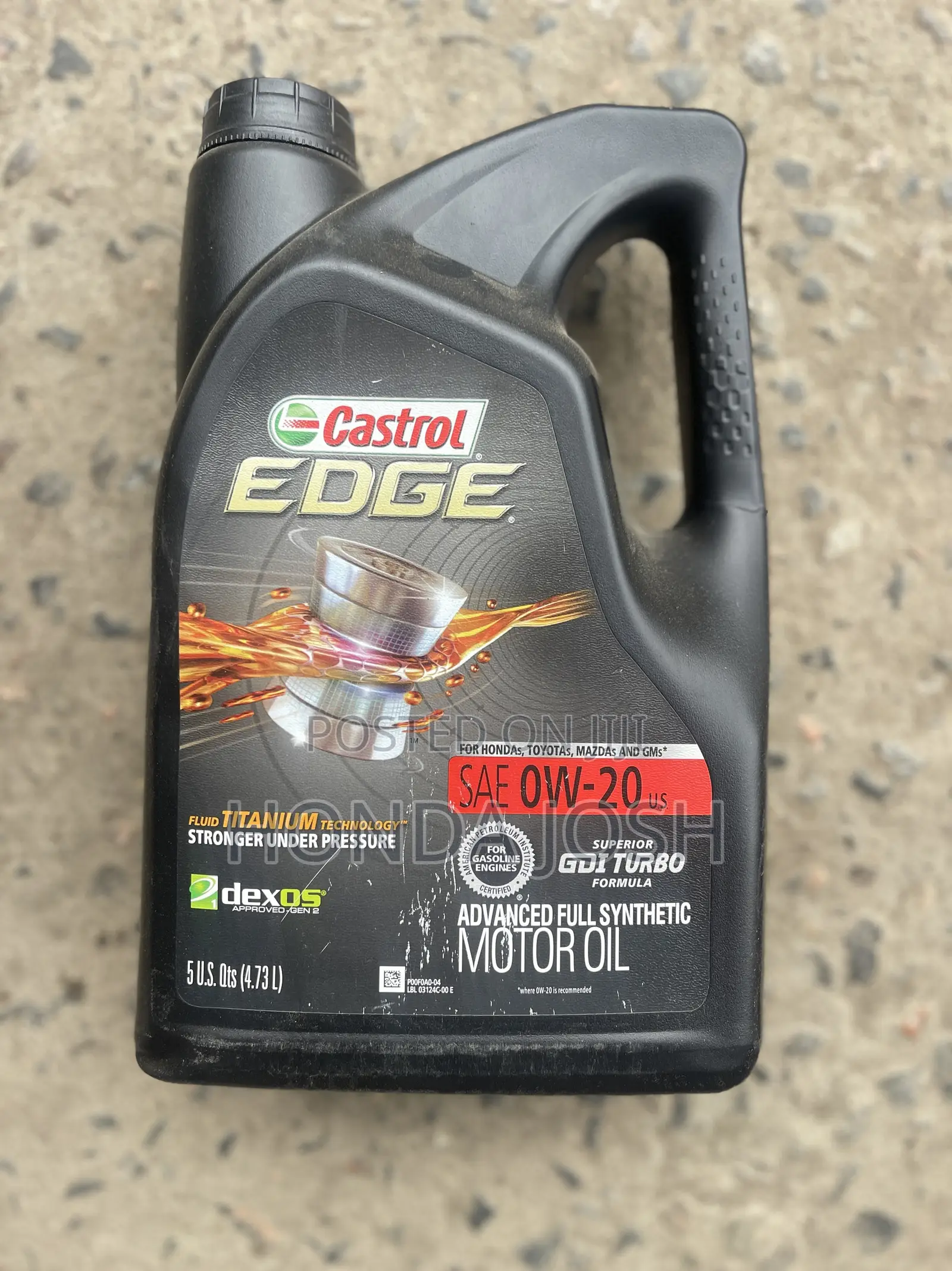 Castrol Gtx Ultraclean 5w20/5w30/0w20 Motor Oil