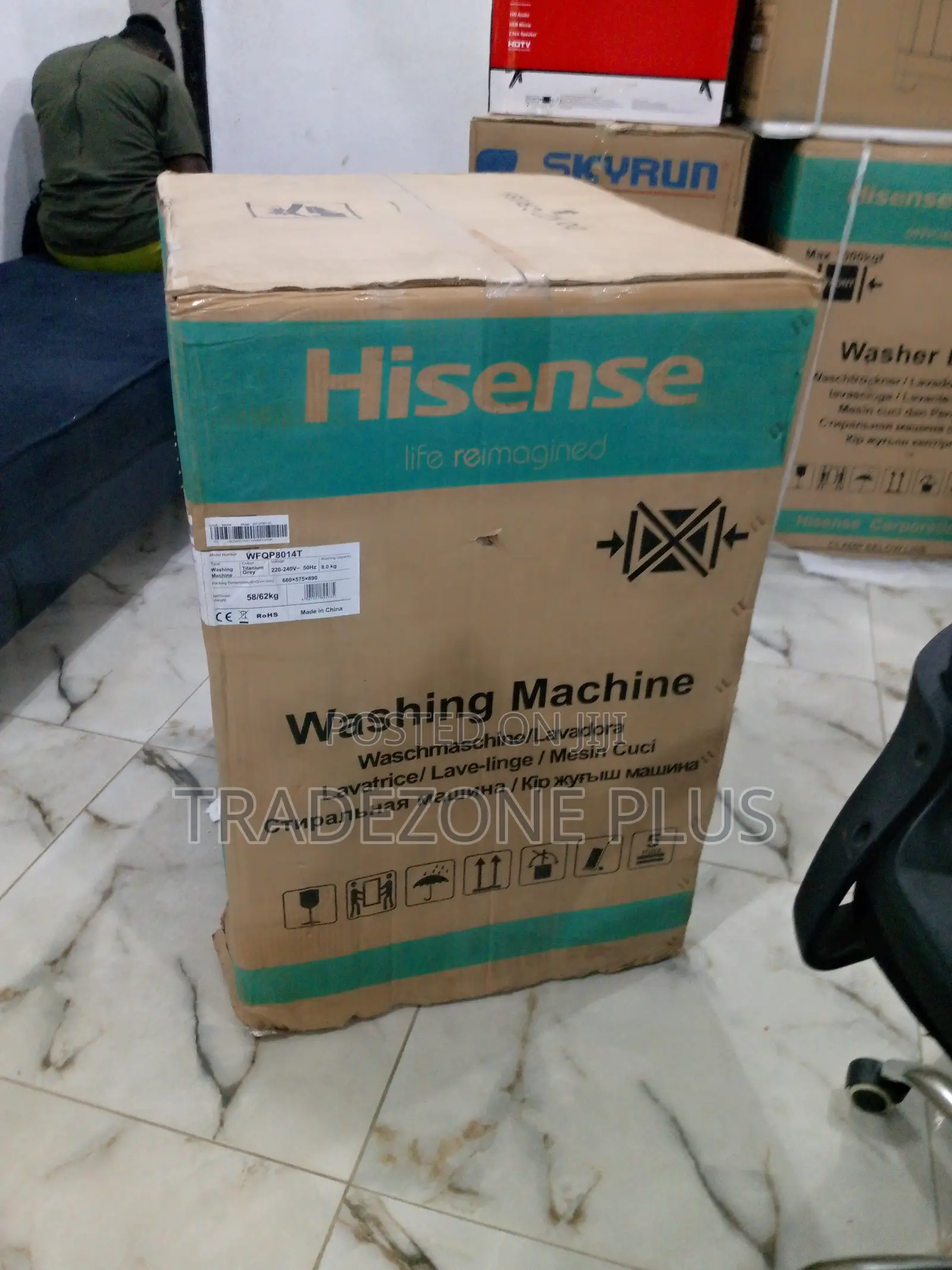 Long Lasting Hisense 8kg Washing Mashing