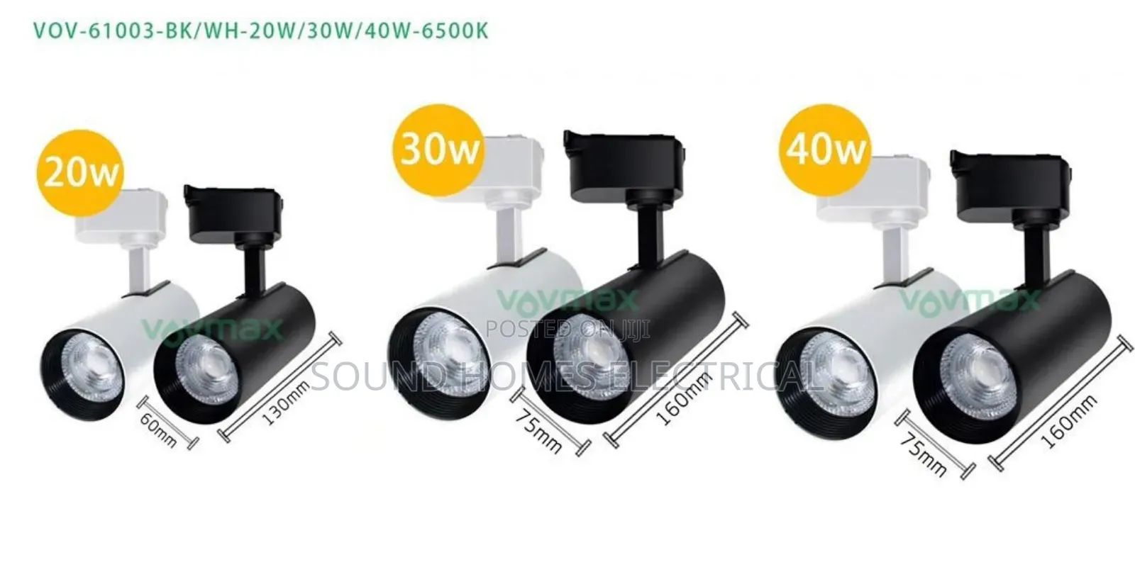 Led Tracklight 20w, 30w and 40w Available