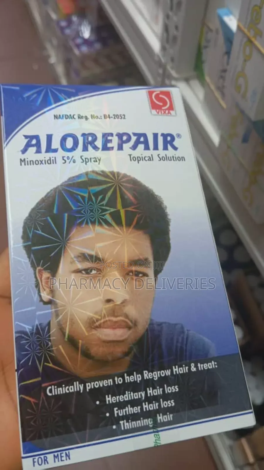 Alorepair Minoxidil 5% Spray for Treatment Alopecia