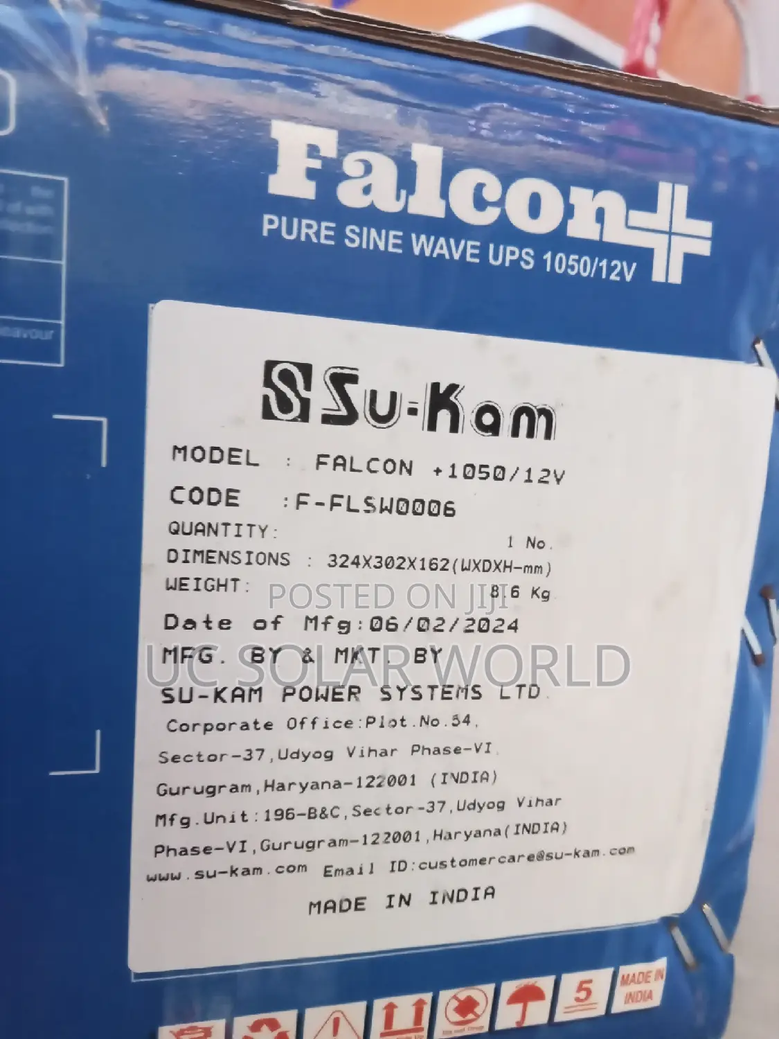 Su Kam 1050kva Inverter