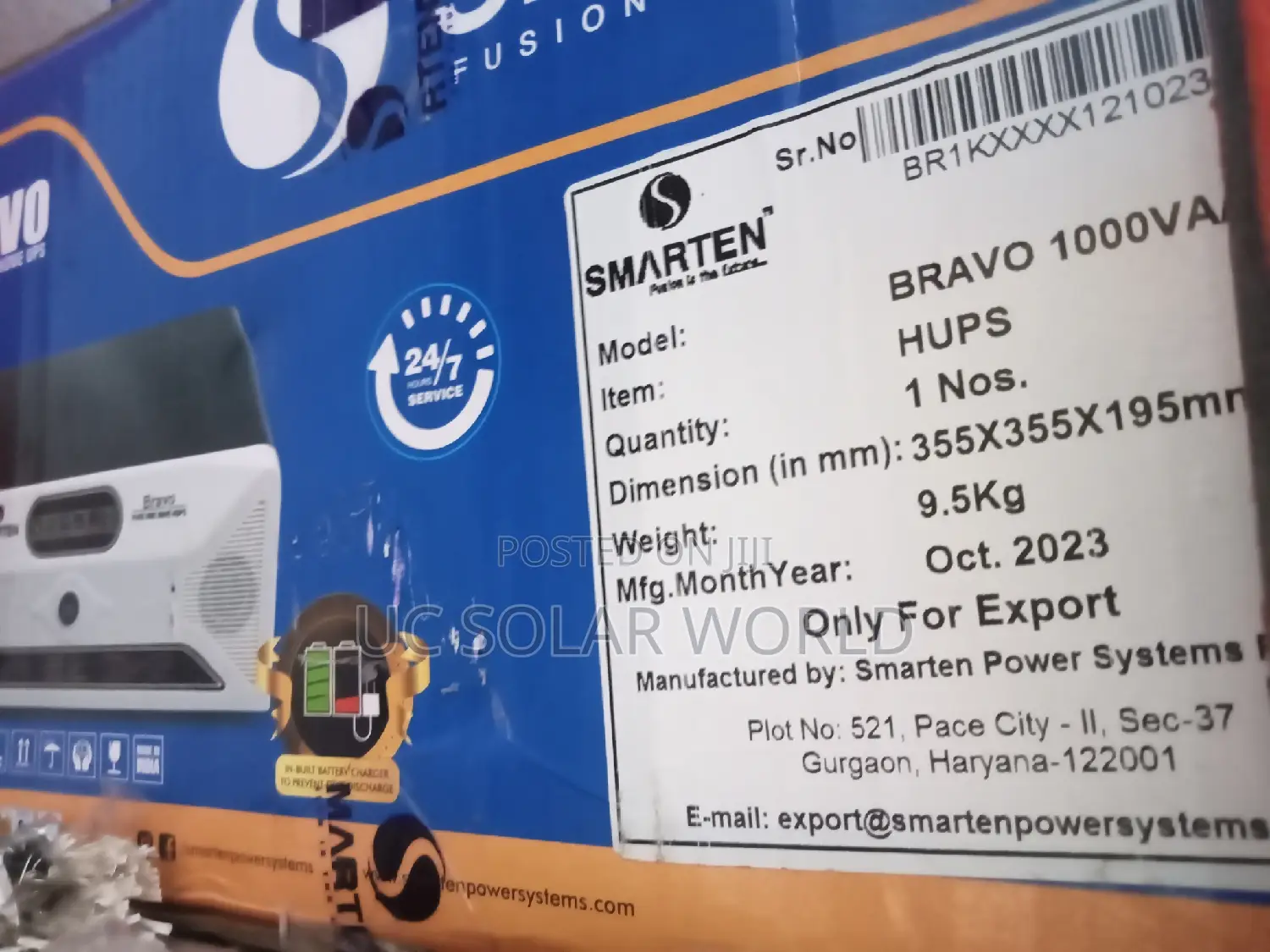 Smarten 1000kva 12v Inverter