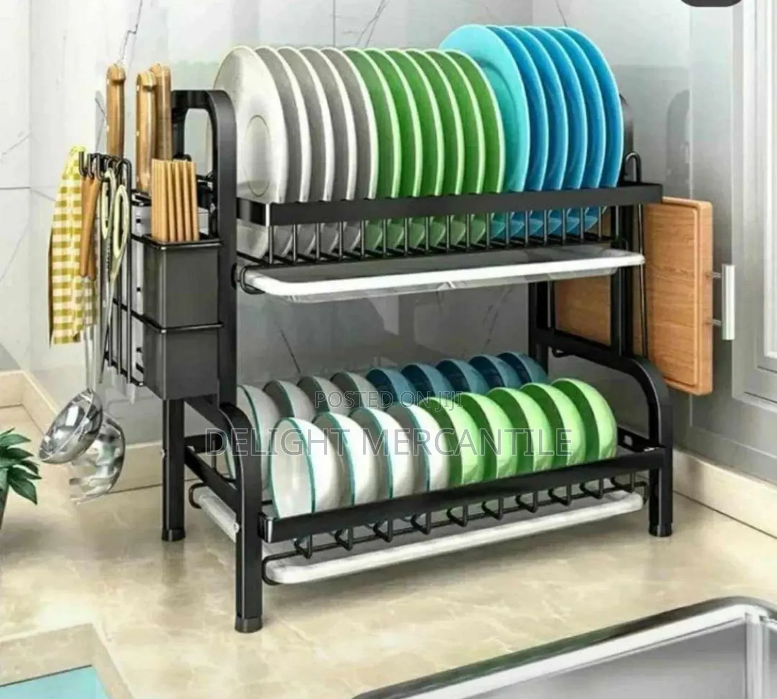 Double Layers Dish Rack