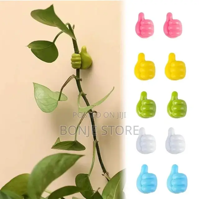 10 Pcs Hand Shaped Self Adhesive Mini Hook Storage Organizer 10 Pcs