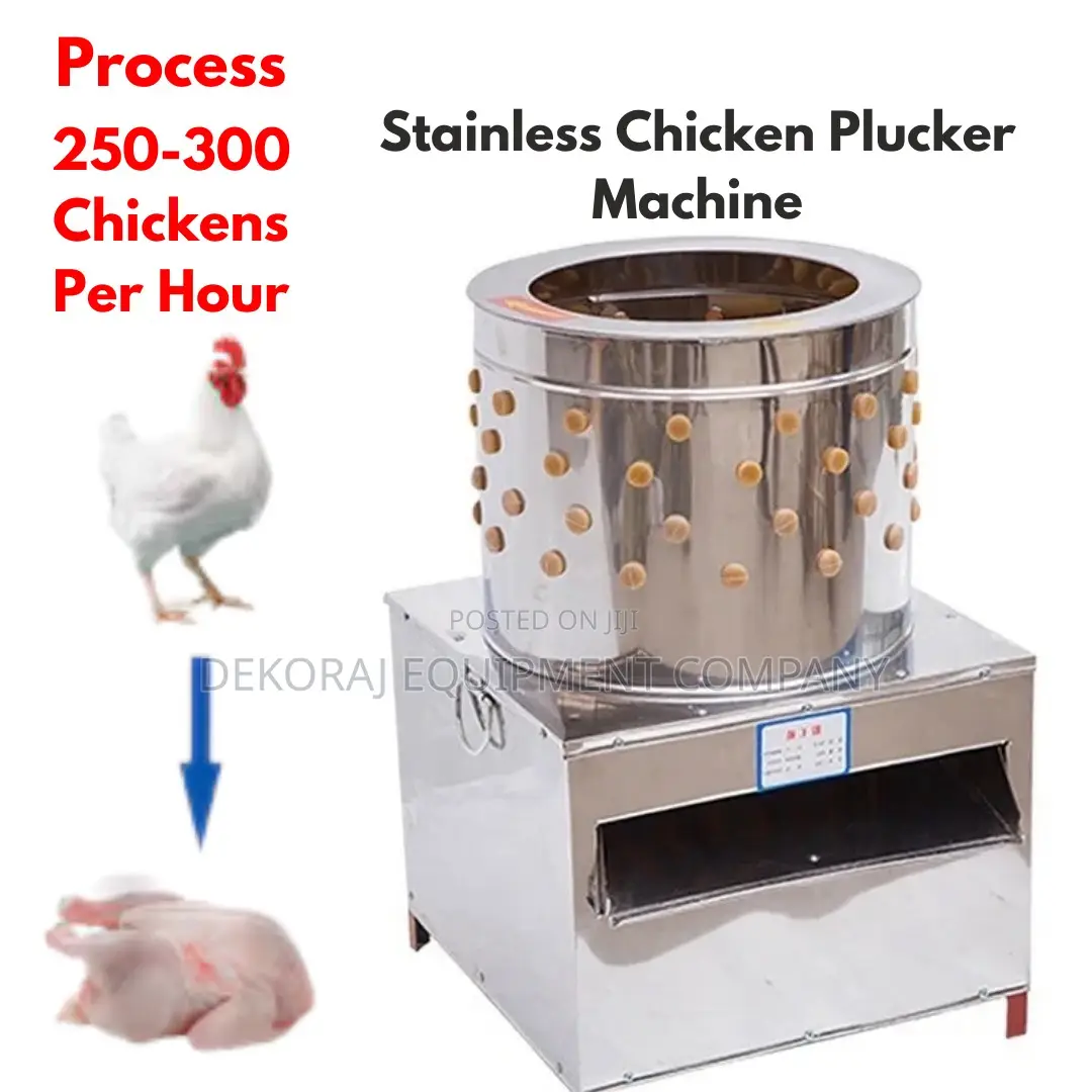 300 Chickens Per Hour High-speed Chicken Plucker Machine