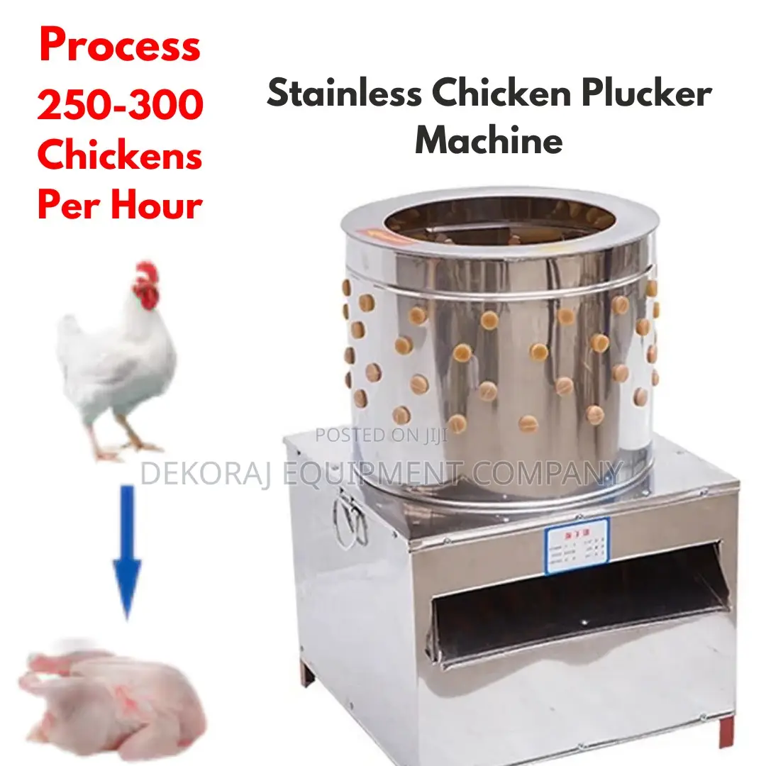250 Chicken/Hr Top-Rated Chicken Plucker Machine by Farmers