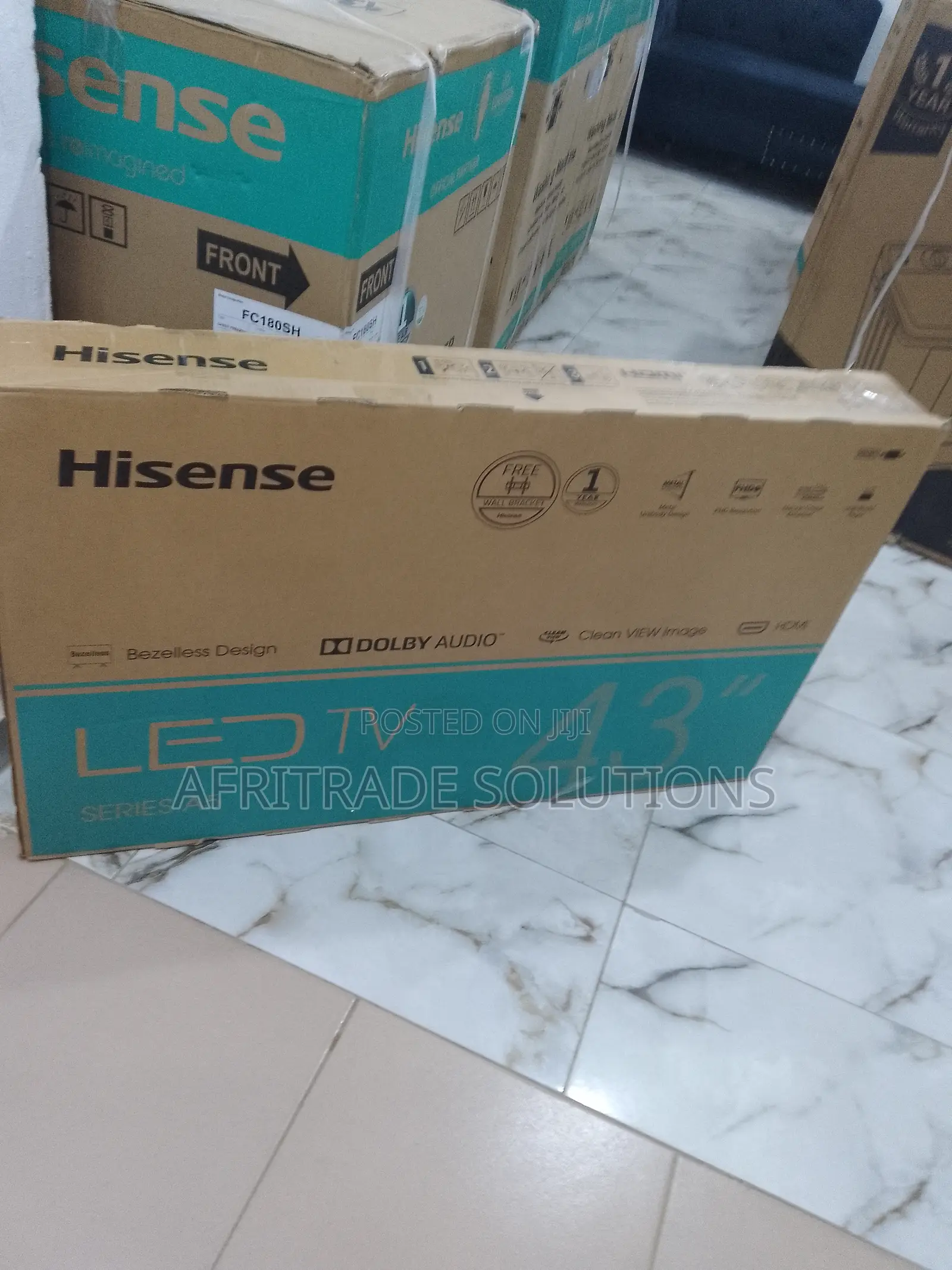 43 Inches Hisense LED Tv- Clean View Image