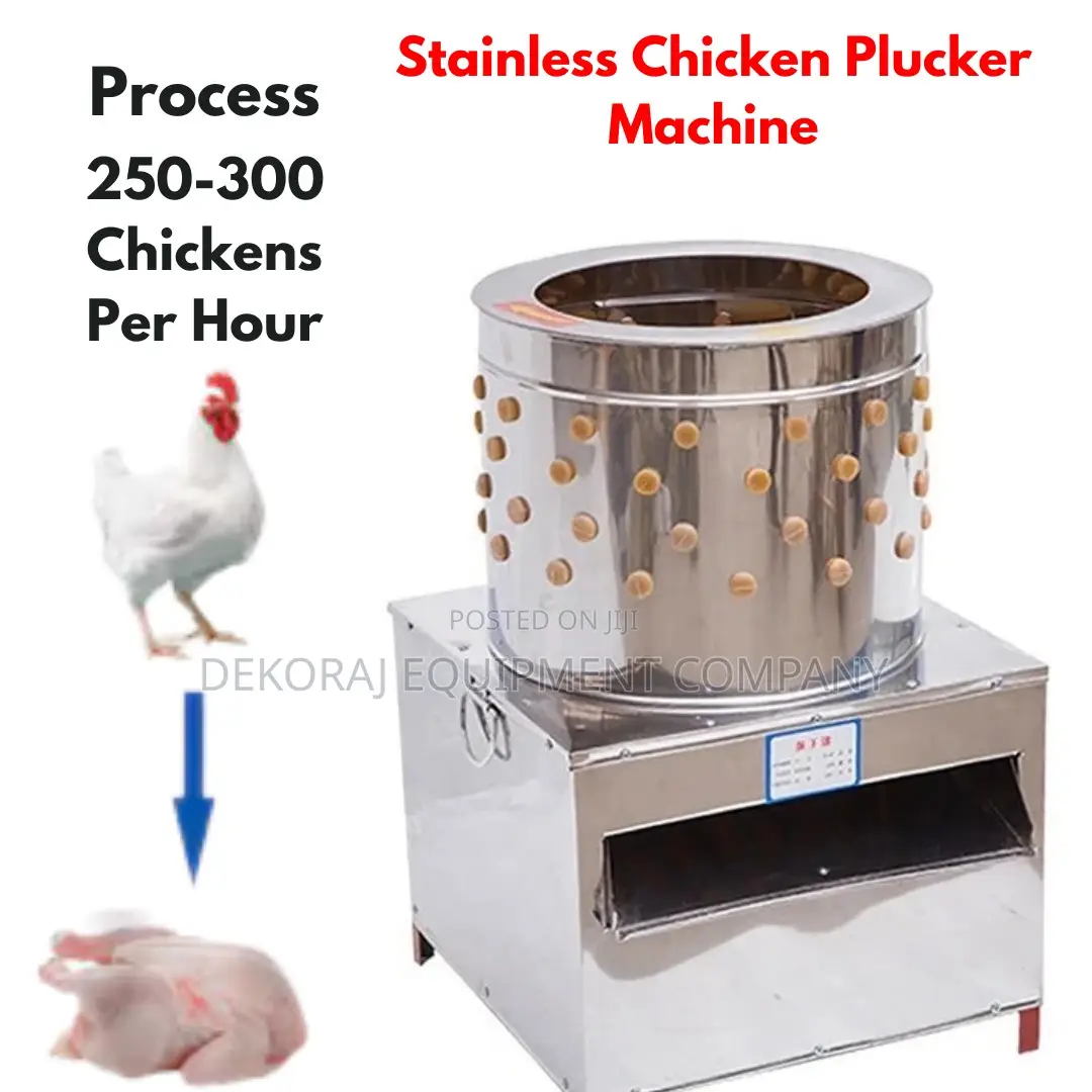 Energy-Efficient 250-300 Per Hour Chicken Plucker Machine