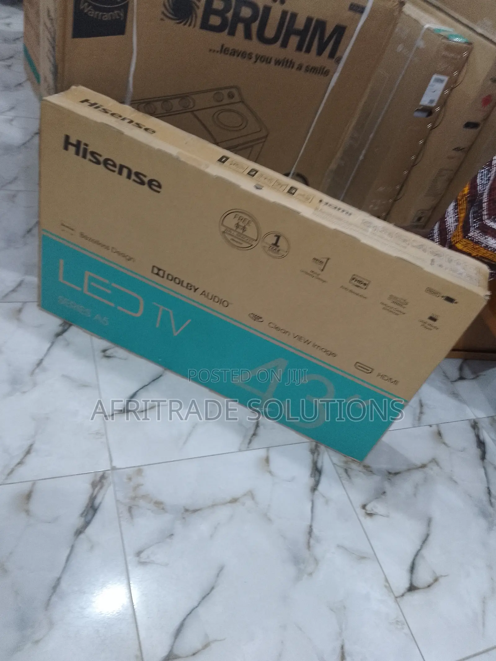 Hisense 43" A5series TV With One Yeat Warranty