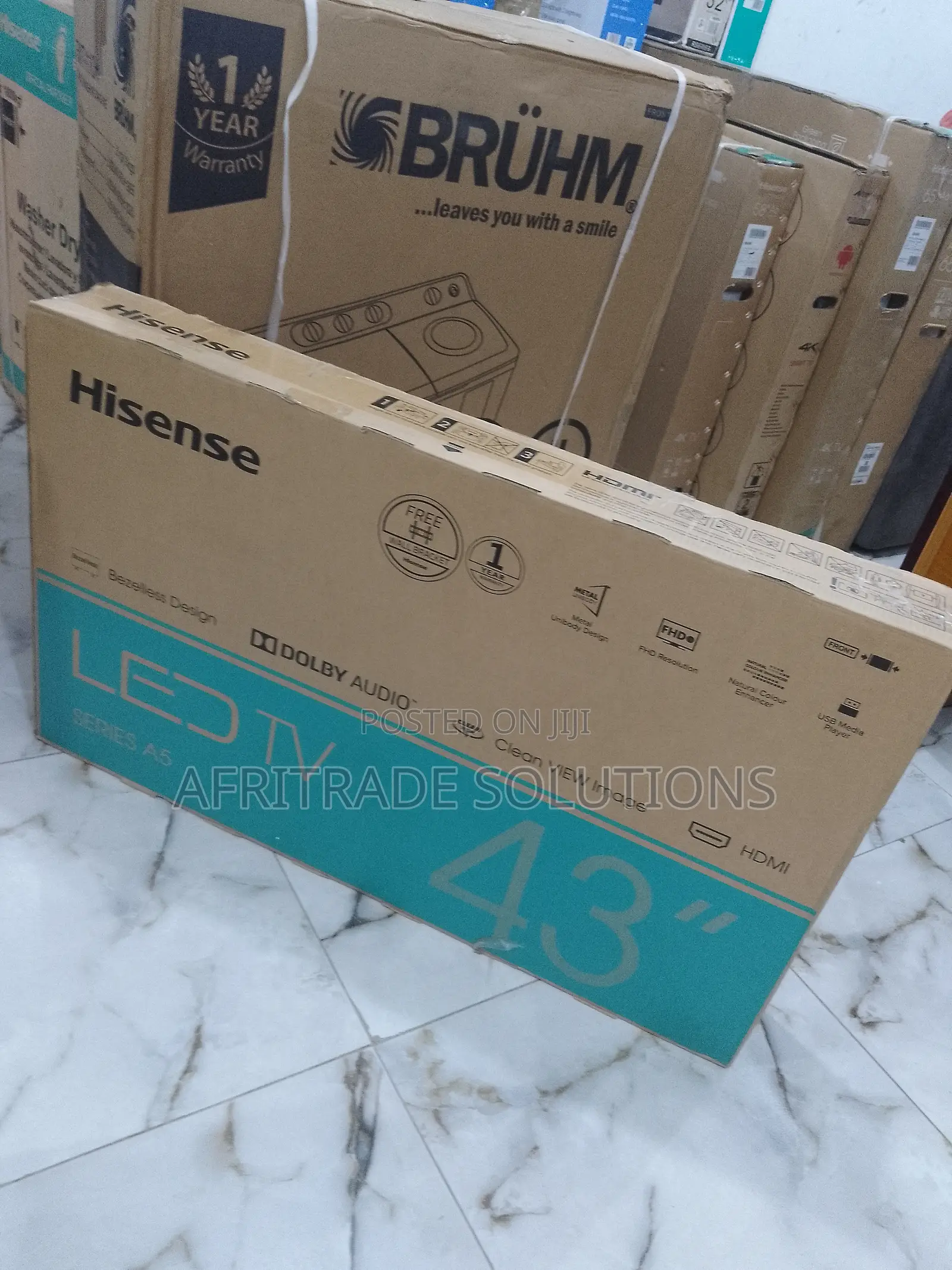 Hisense 43" LED TV A5series With 1 Year Warranty