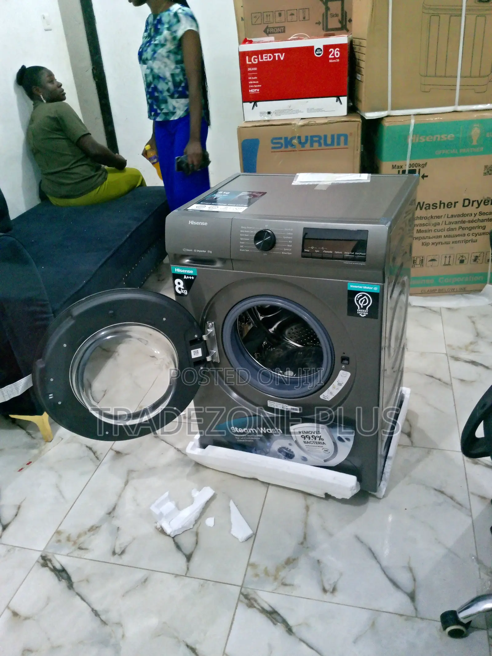 Long Lasting Hisense Automatic Wash and Spin Wfqp8014t