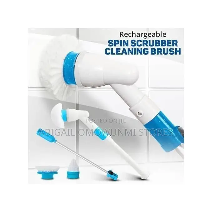 Multi Purpose Cordless Rechargeable Spin Scrubber