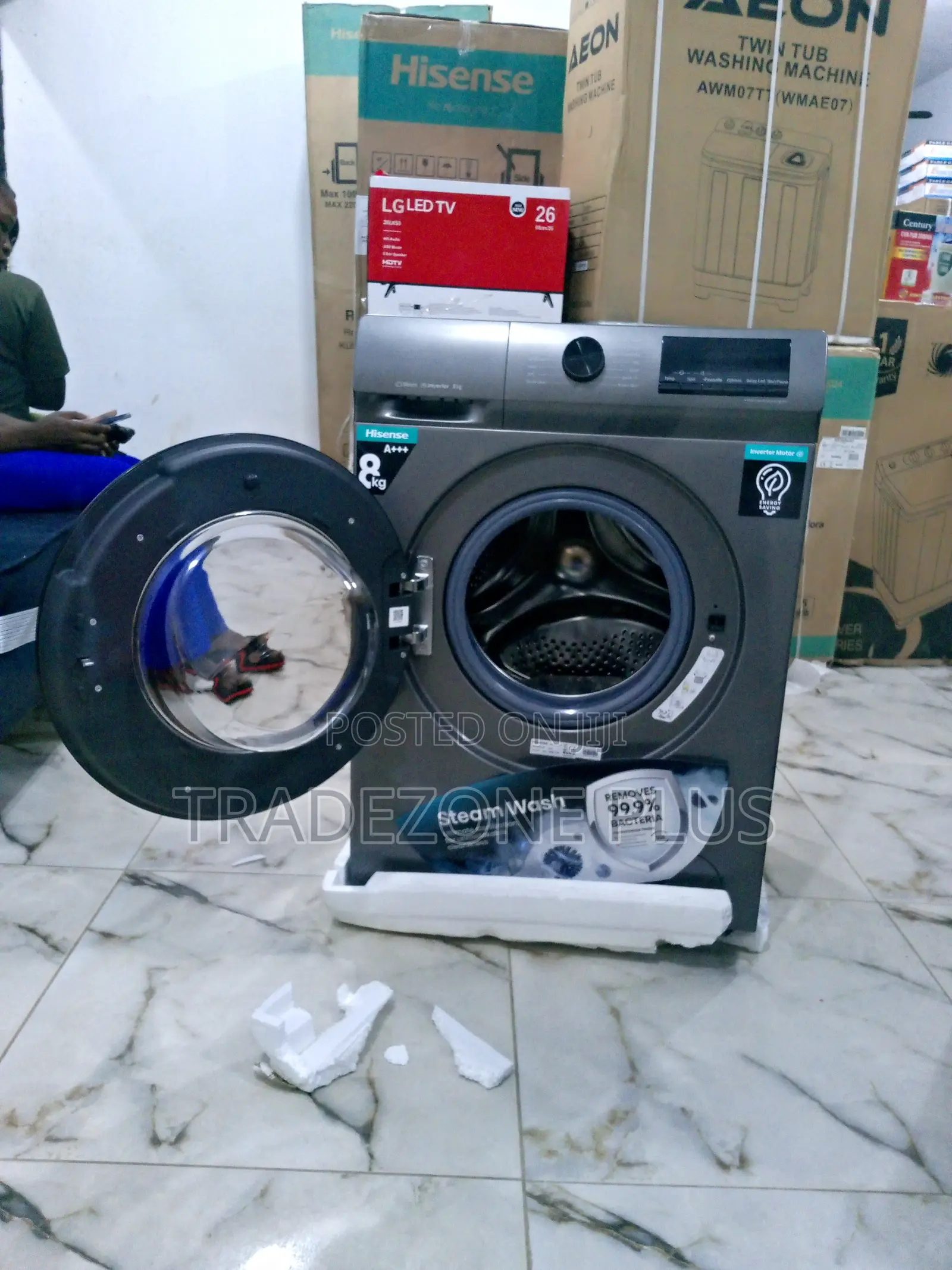 Dependable Hisense 8kg Wash and Spin Washing Machine