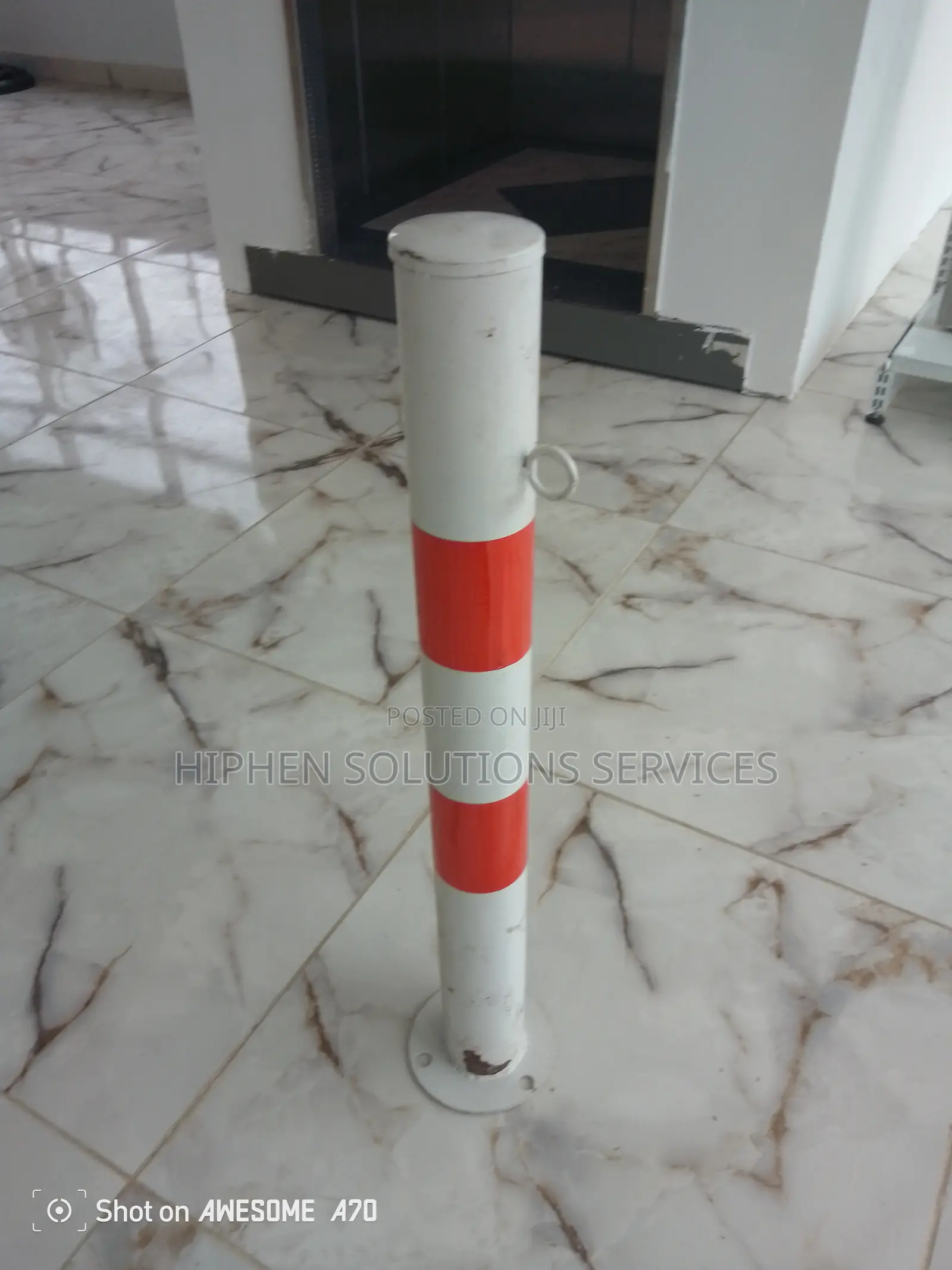 75cm PVC Parking Safety Spring Post