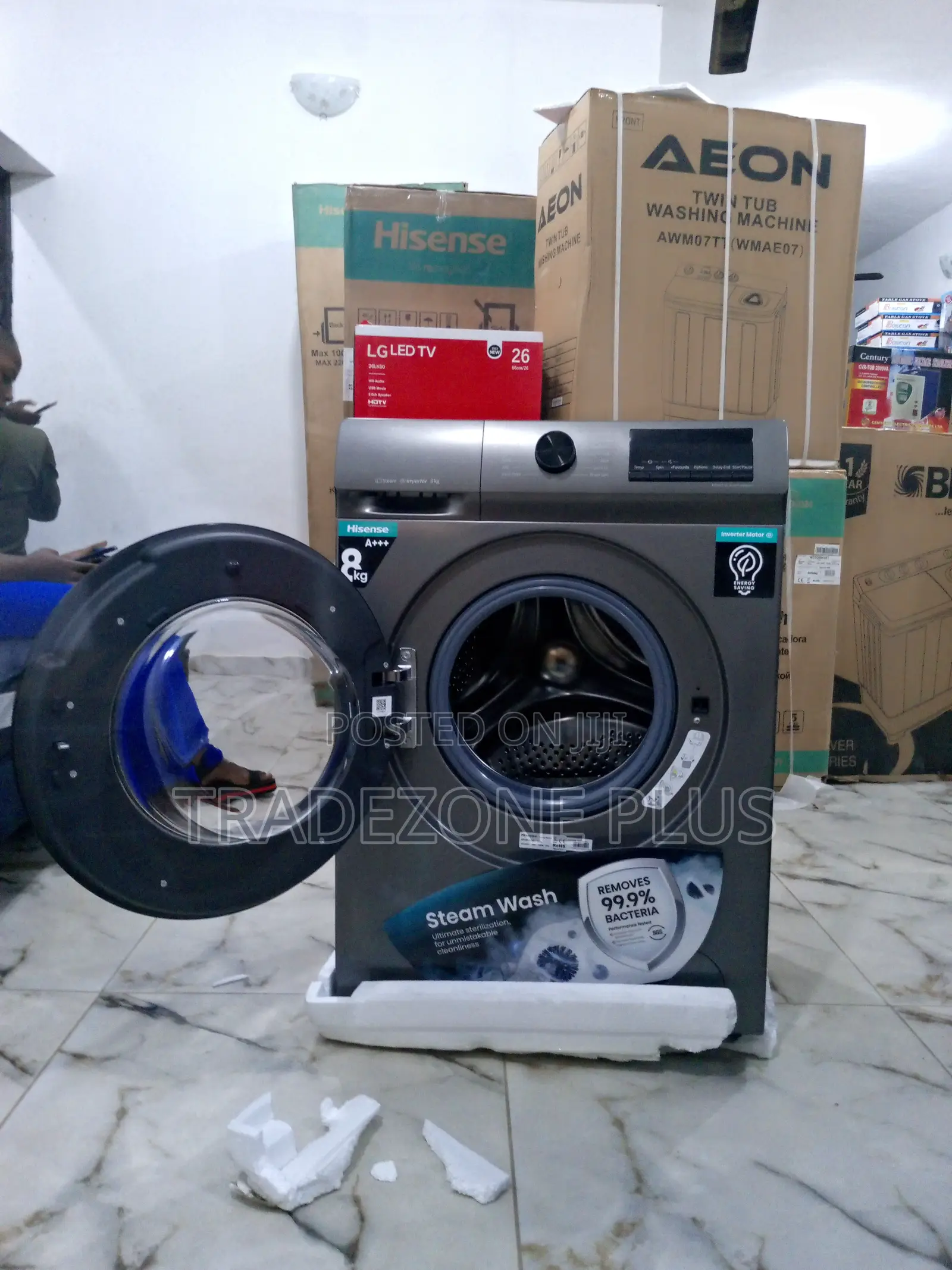 Dependable Inverter 8kg Hisense Automatic Washing Machine