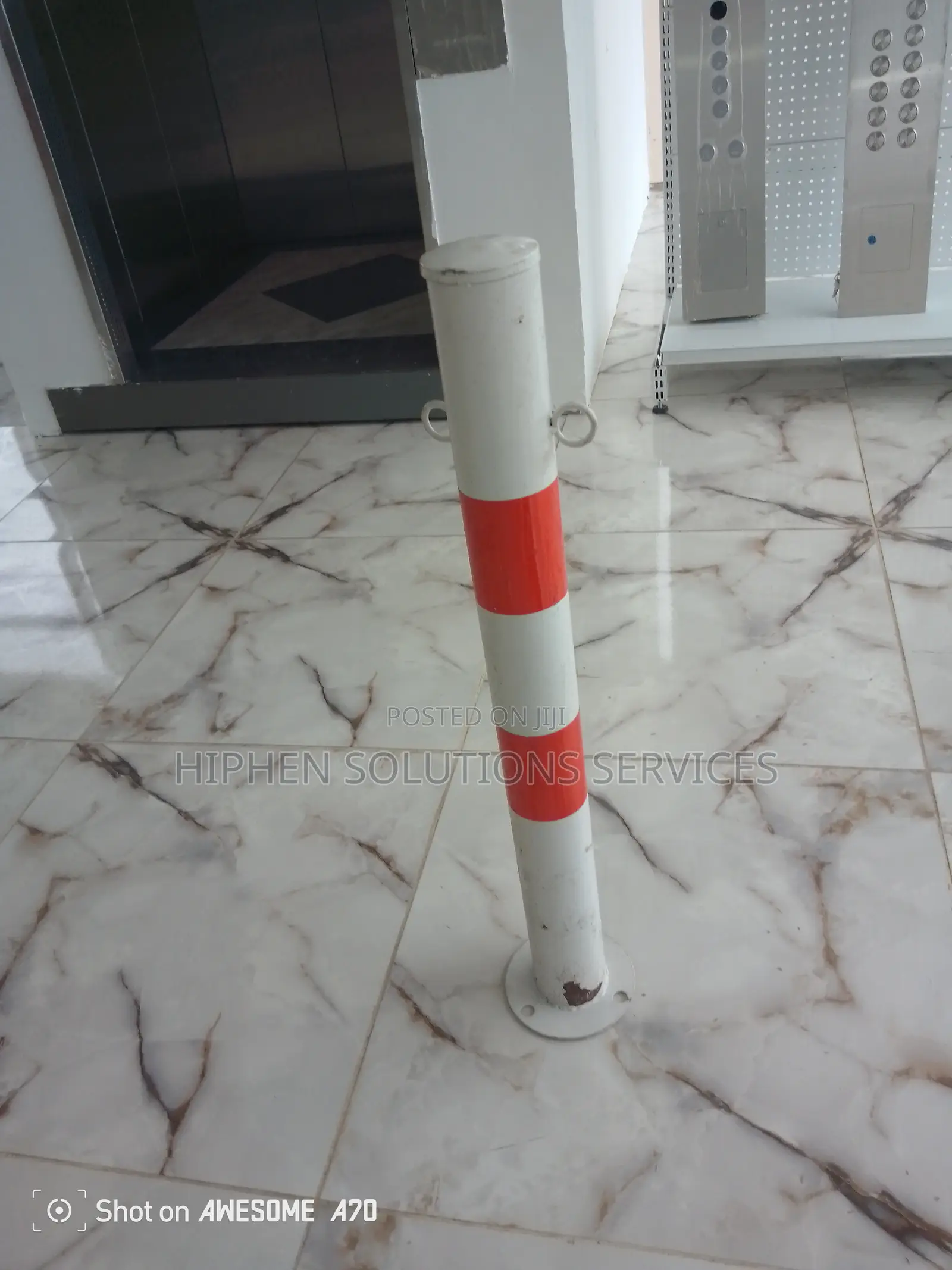 75cm PVC Parking Safety Spring Post