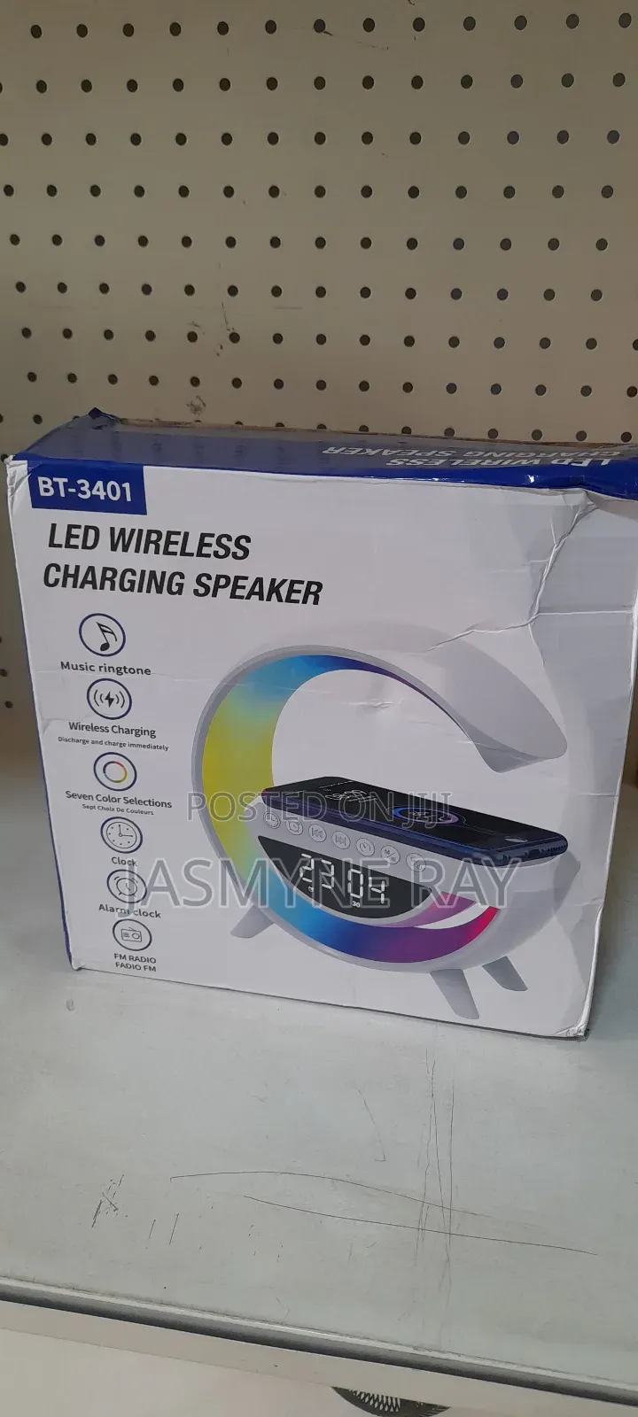 Led Wireless Charging Speaker