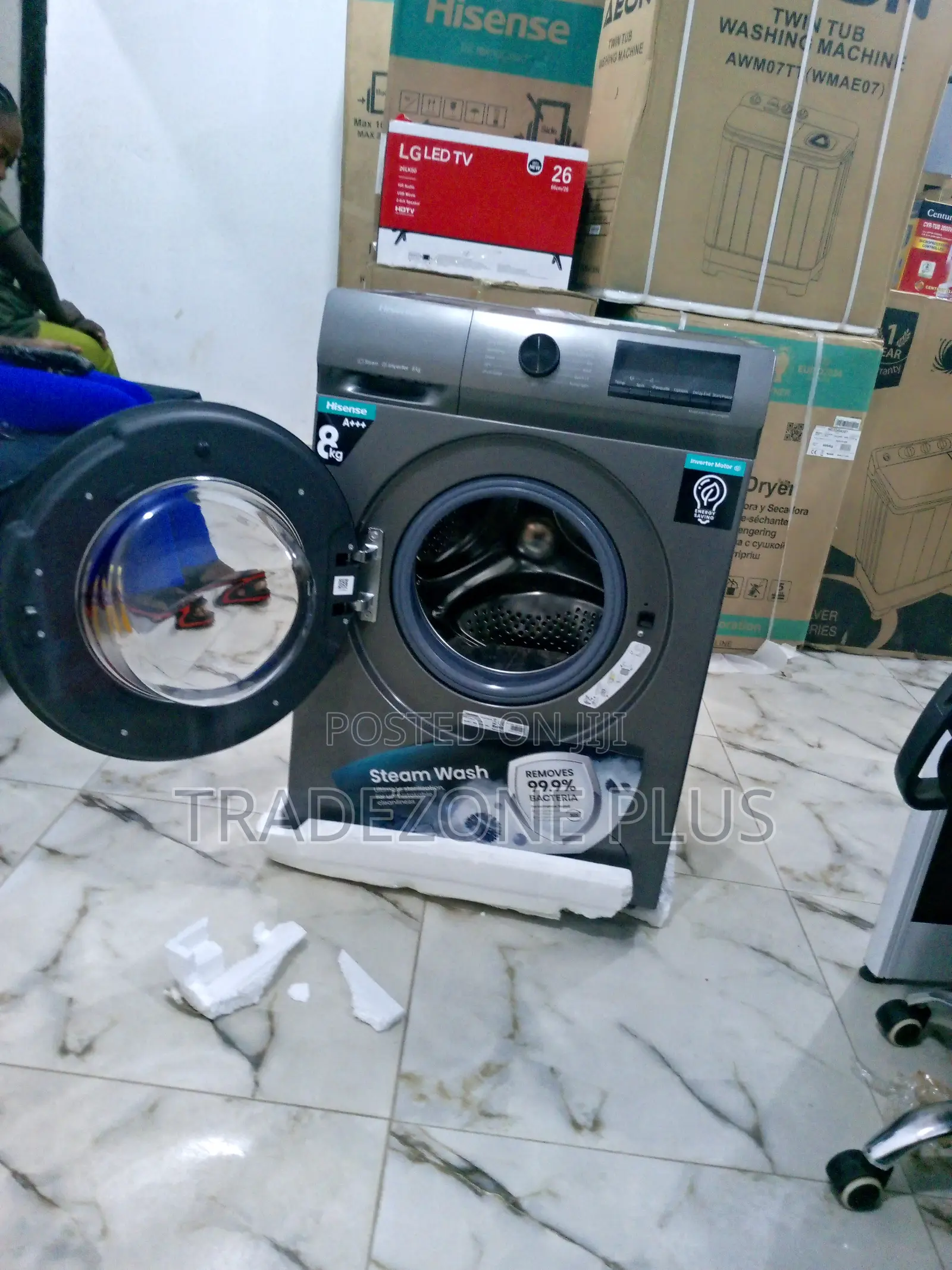 Dependable Wfqp8014t Hisense Front Load 8kg Washer