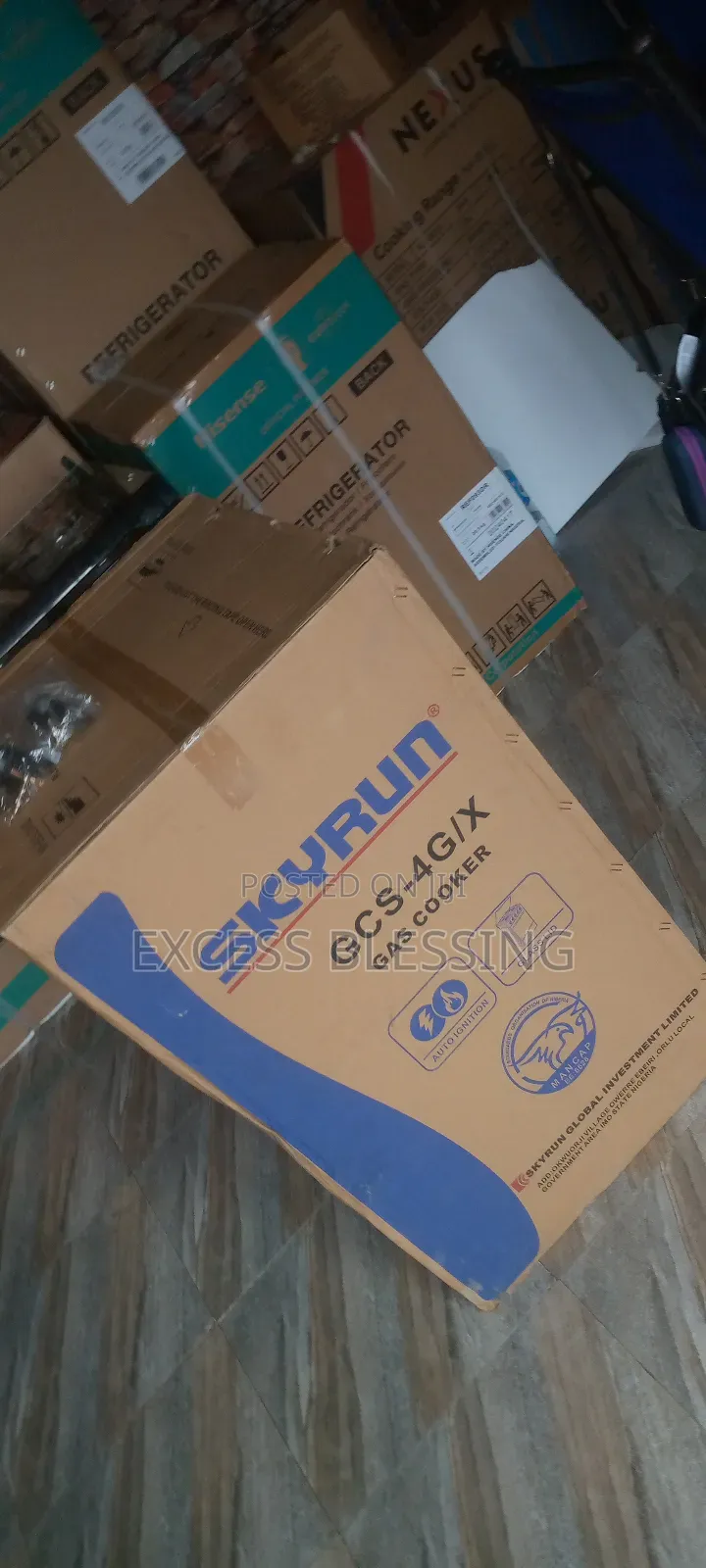 Original Skyrun 50/50 Auto-Ignitio 4 Burners Gas_gcs_4gix