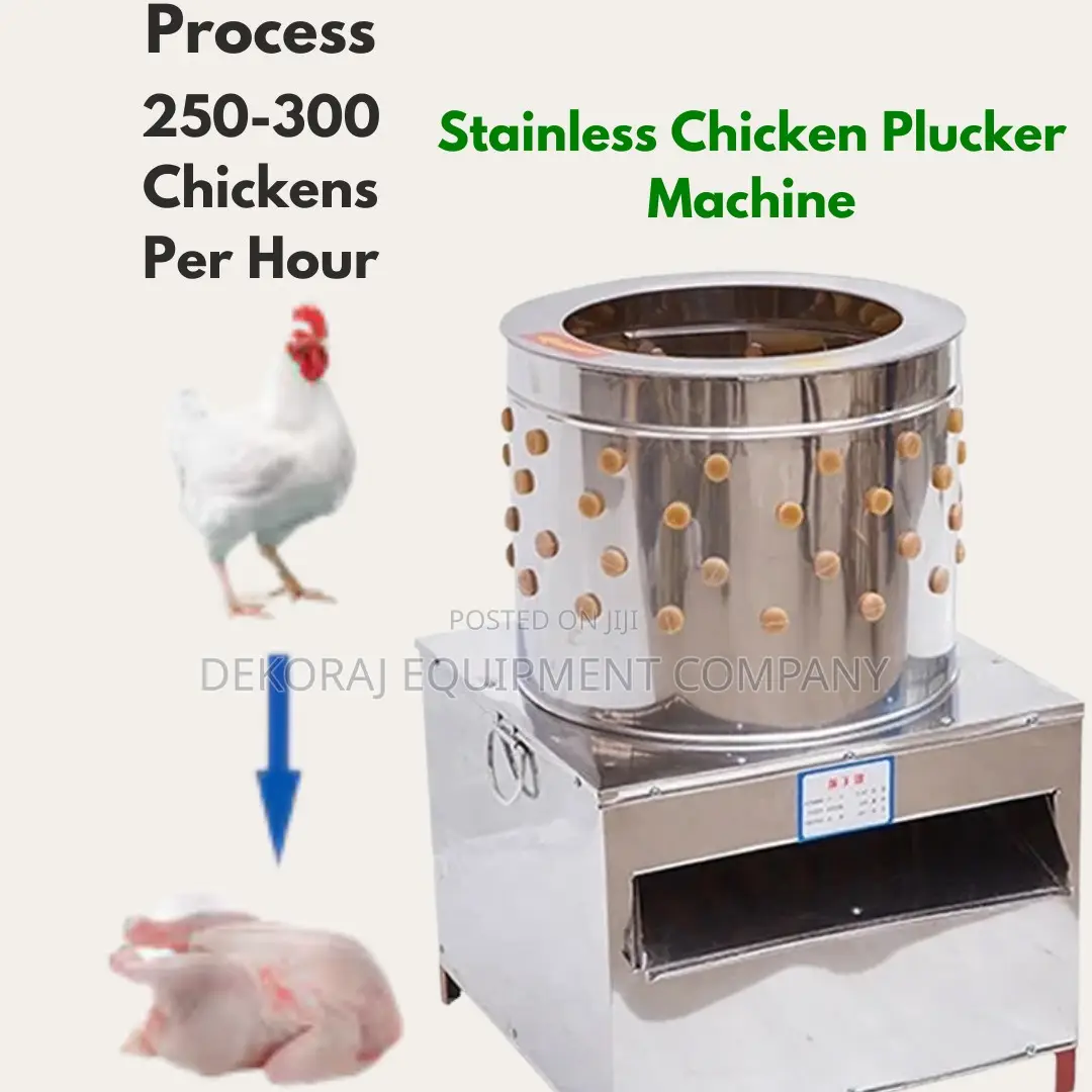 250-300 Per Hour High-Speed Chicken Defeathering Machine