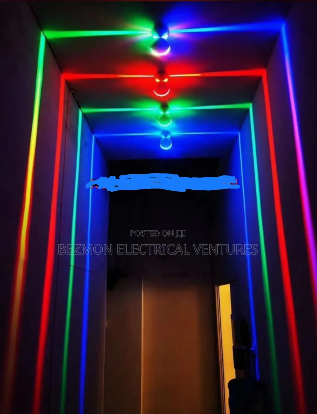 Massive Wall Design Light Available for Sale