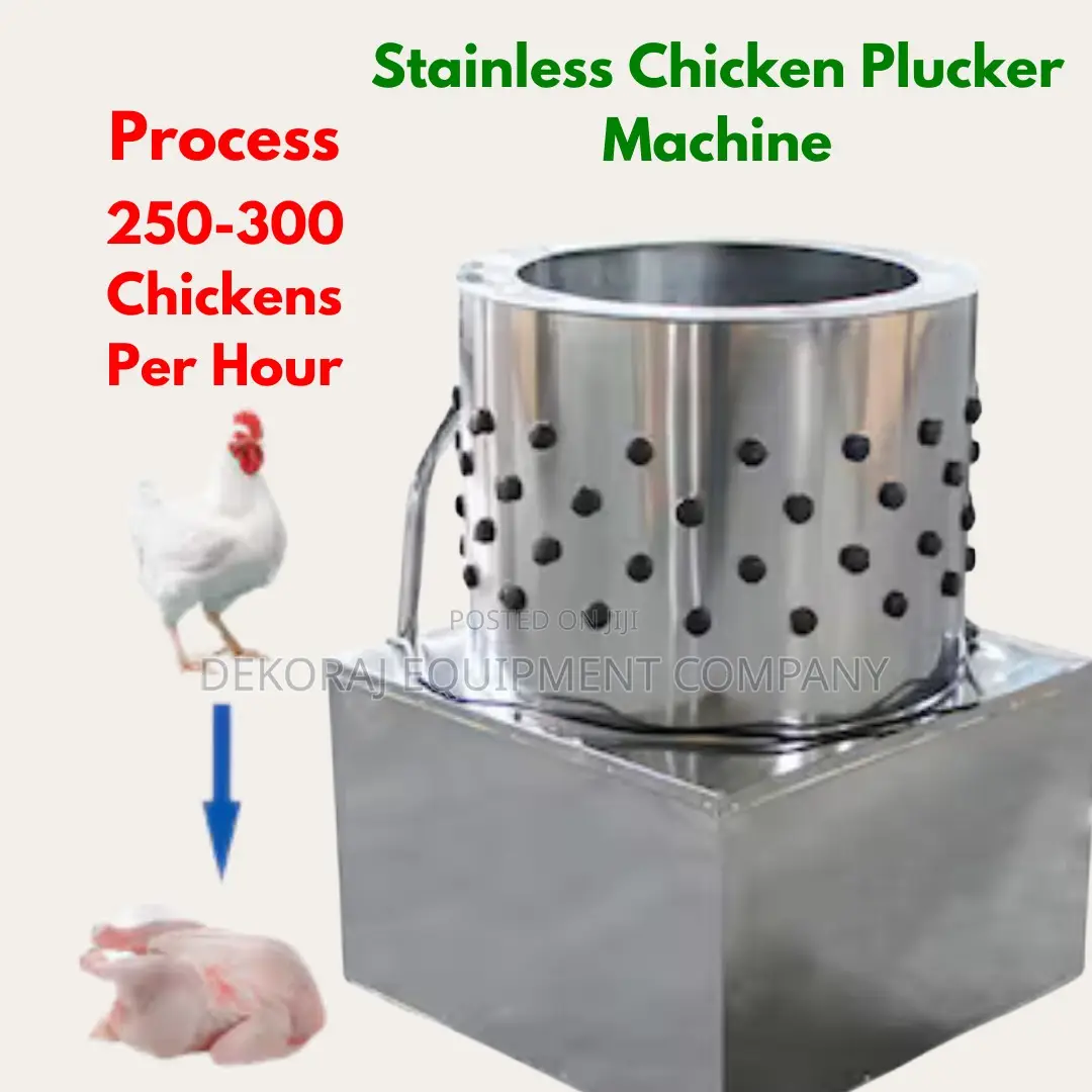 Easy Maintenance 250-300/Hour Chicken Defeathering Machine