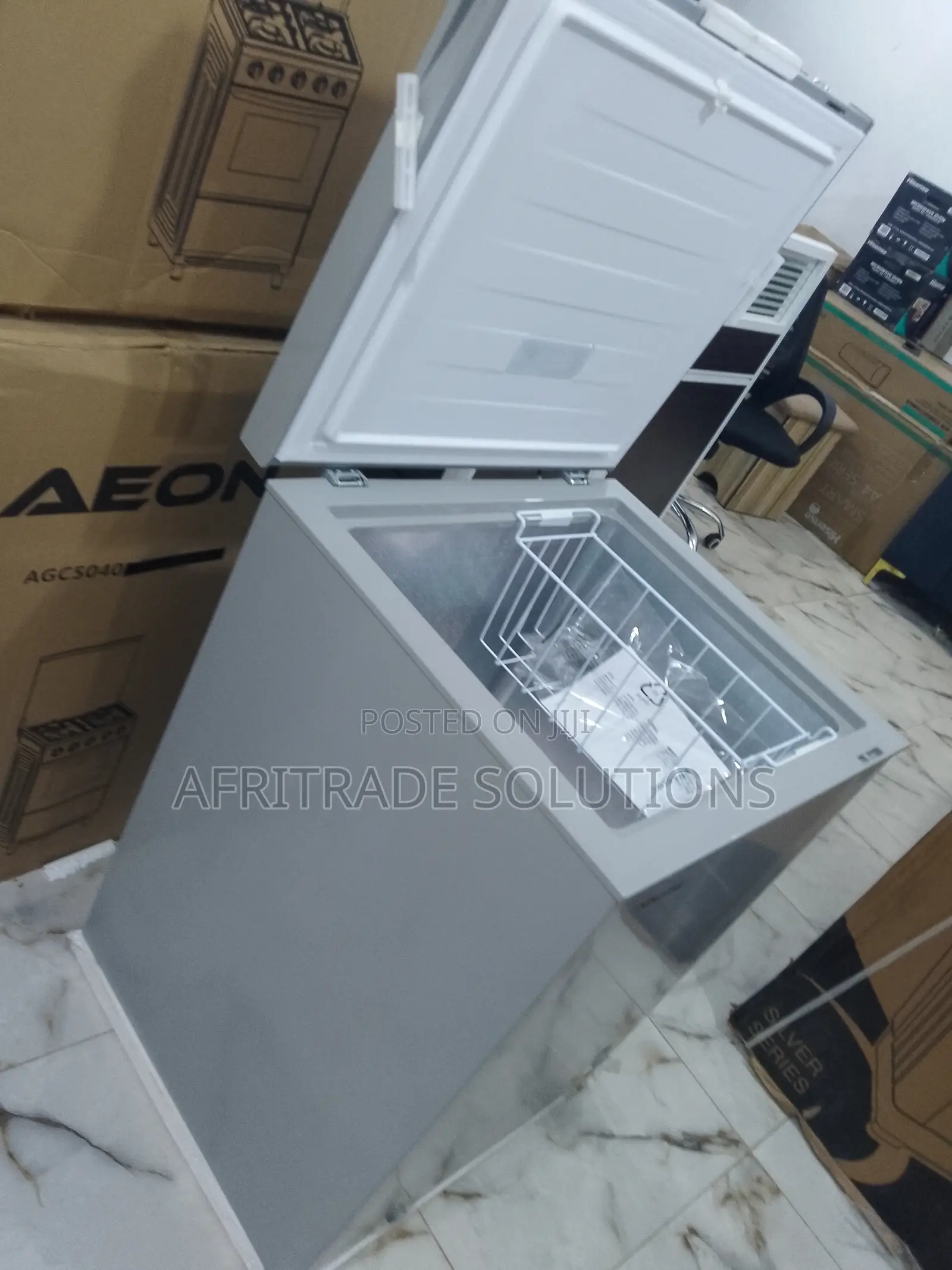 HISENSE CHEST FREEZER- 142 LITRES With Lock and Key