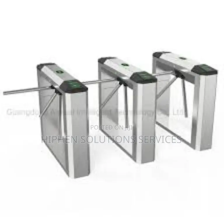 Automatic Fence Tripod Turnstile Rotating Fingerprint Access