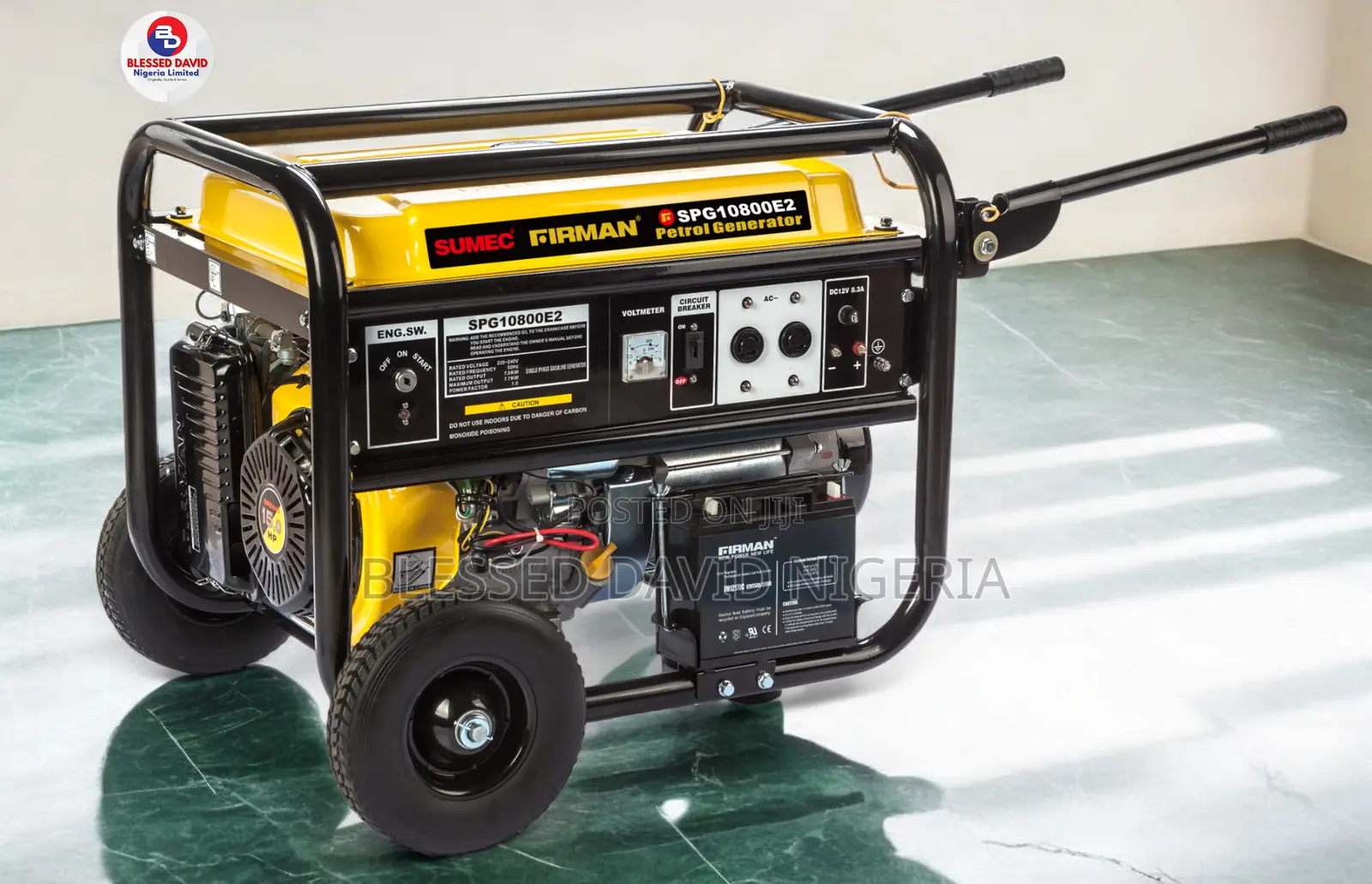 Sumec Firman SPG10800E2, 8.7kva (7.0kw) Key Start Generator