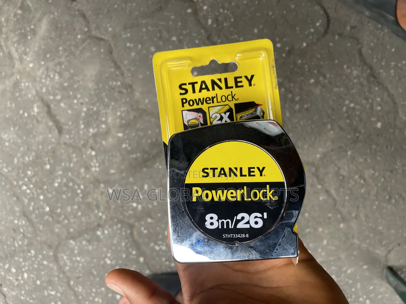 8 Meters Original Stanley Power Lock Measuring Tape