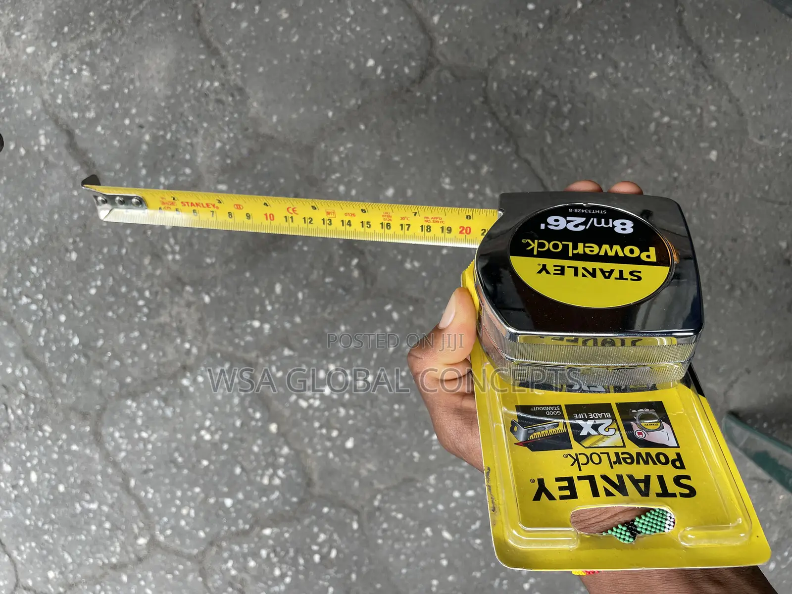 8 Meters Original Stanley Power Lock Measuring Tape
