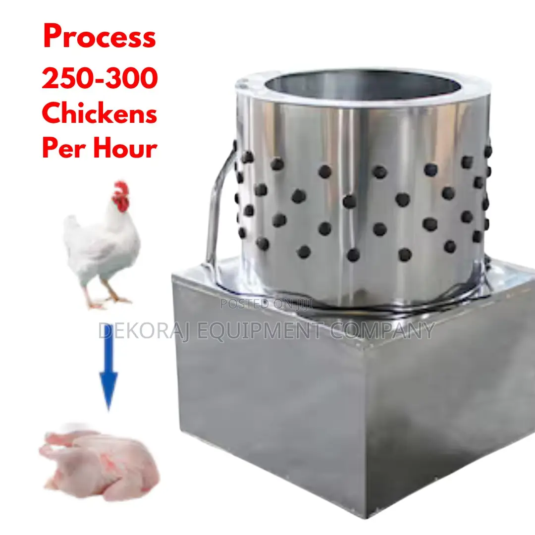 High-Speed Performance 300/Hr Chicken Defeathering Machine