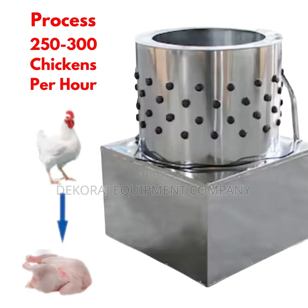 Innovative Design 250-300/Hour Chicken Defeathering Machine
