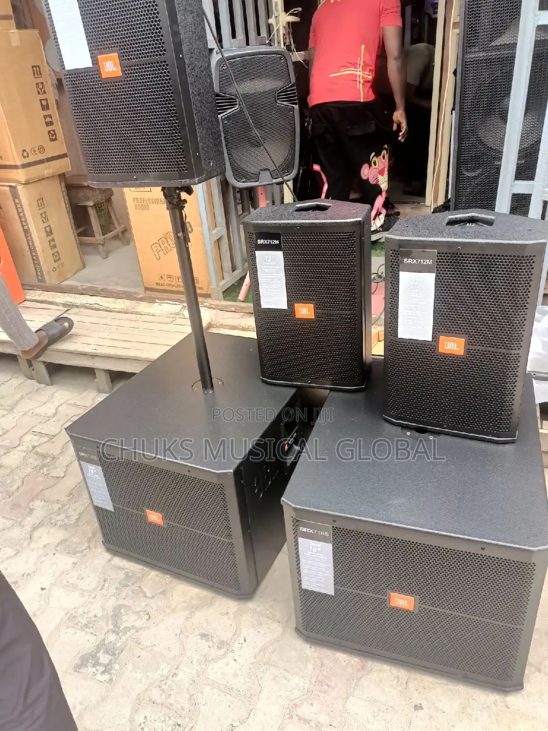 JBL Single Speaker and JBL Single Subwoofer