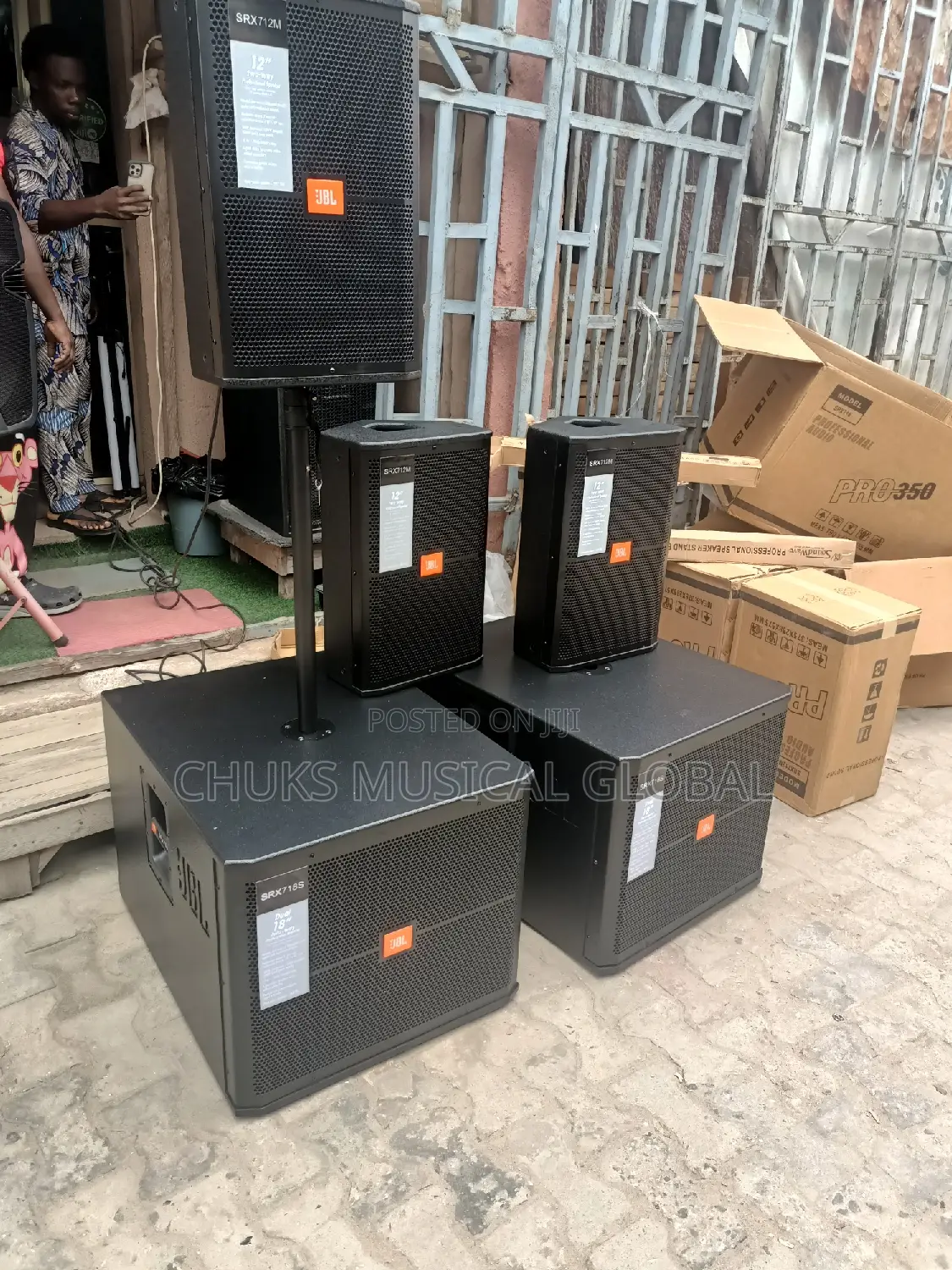 JBL Single Speaker and JBL Single Subwoofer