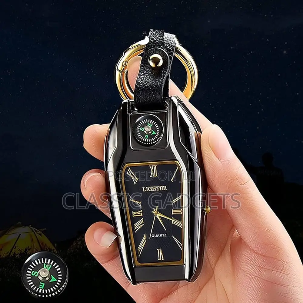 Mini Rechargeable Keychain Lighter For Cigarette Etc
