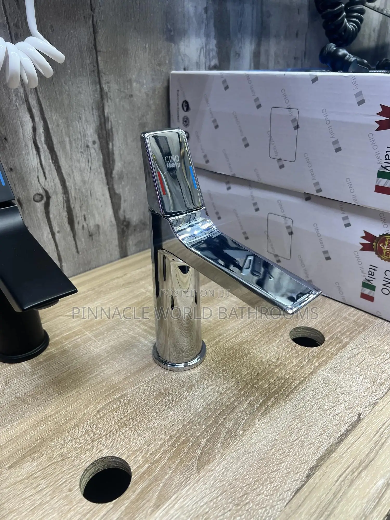 Nub England Basin Mixer Tap Gray,Black and Stainless