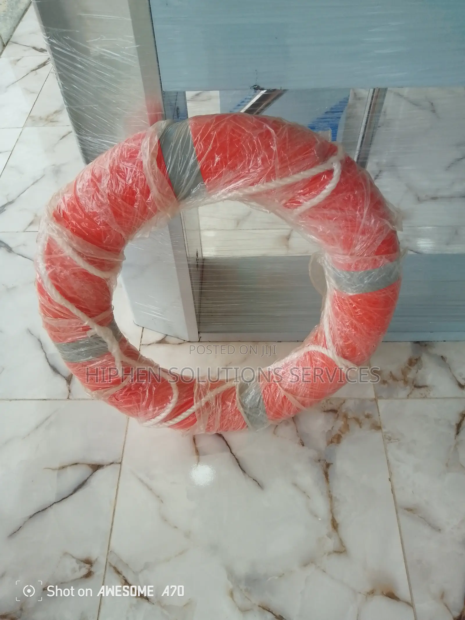 Red Plastic Safety Life Buoy, For Industrial