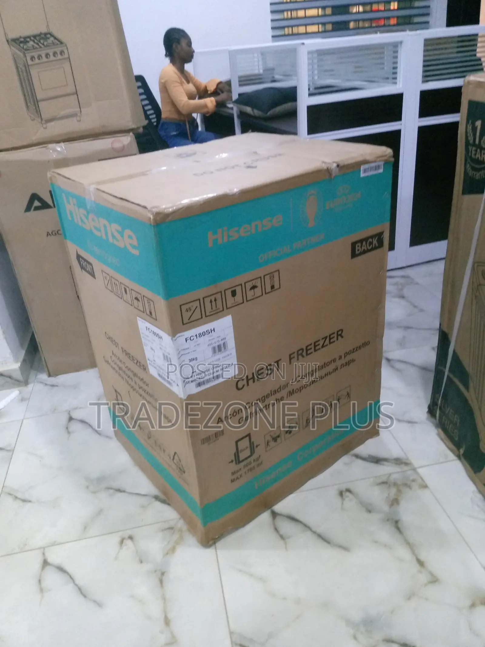 Top Quality Hisense Silver Chest Freezer