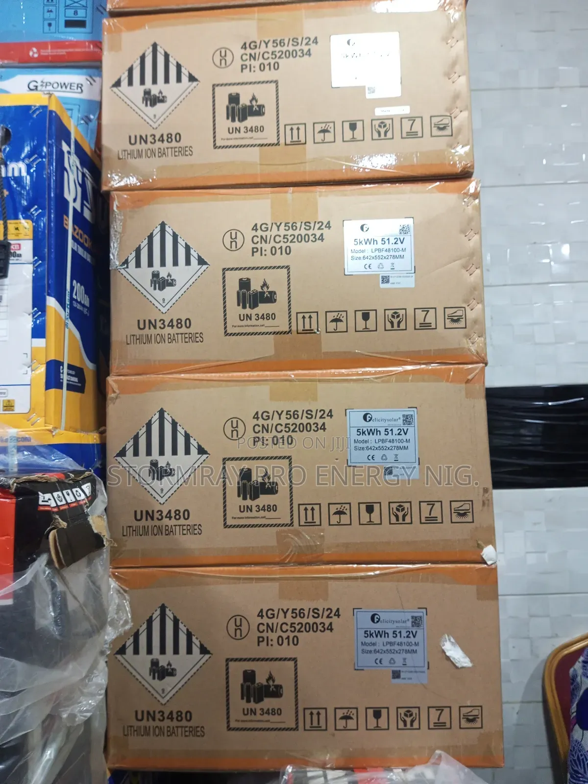 5kwh 51.2v Felicity Lithium Ion Batteries Available