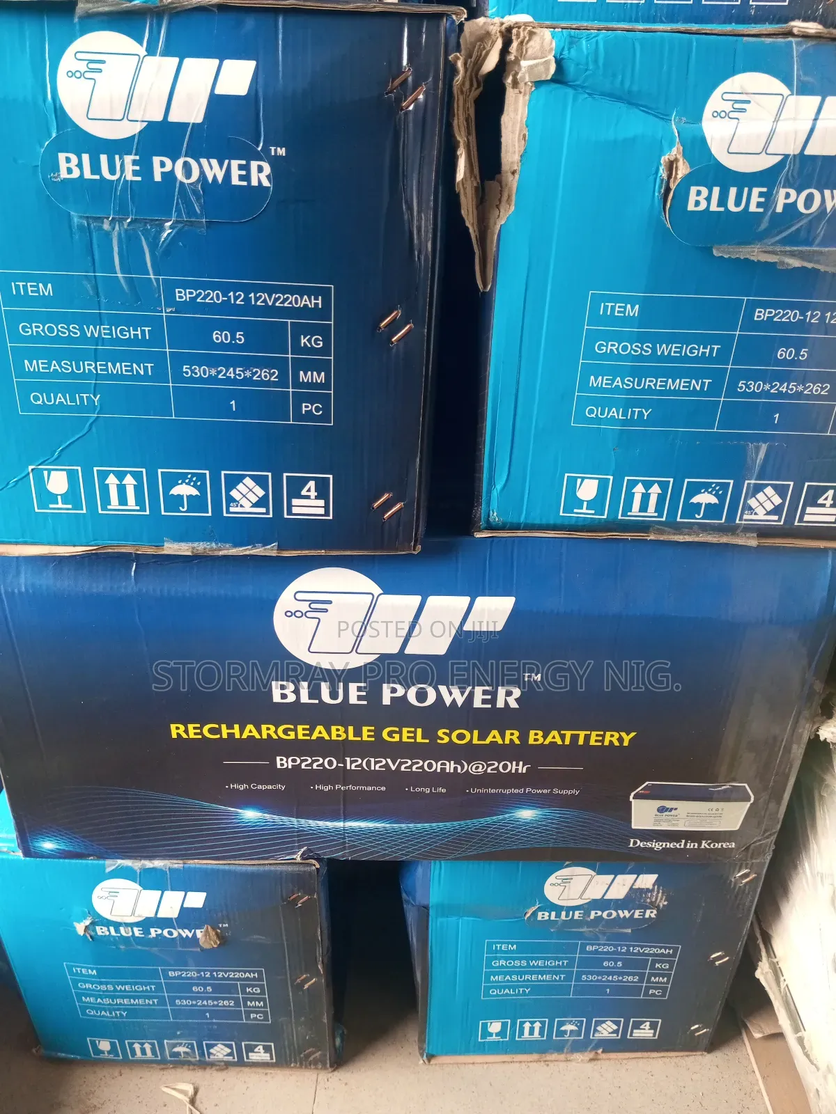 Blue Power 220ah Dry Cell Batteries