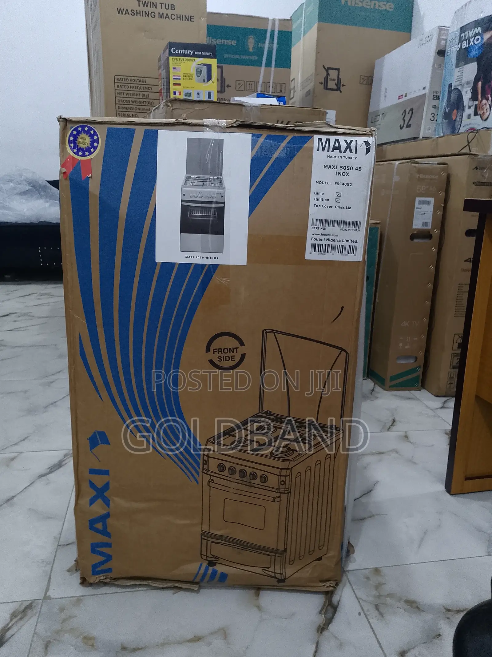 Very Strong Maxi 50*50 4gas (4B Igl INOX )