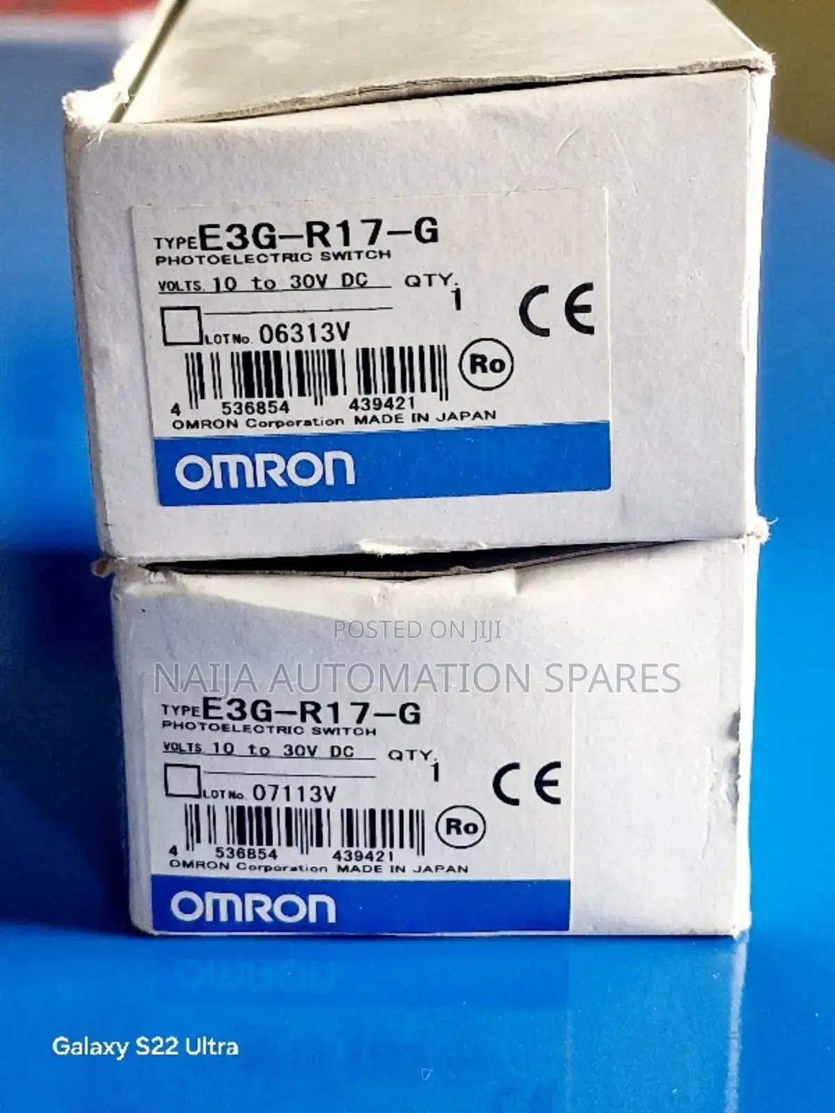 Omron E3g-R17-G Retroreflective,10M,Dc, E39-R2 Not Incl.