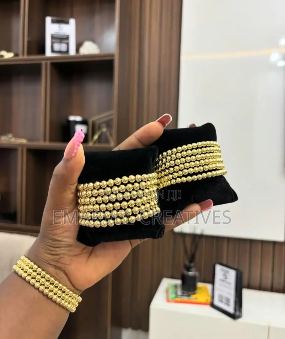 Trendy Non-Tarnish Stainless Steel Bracelet Set