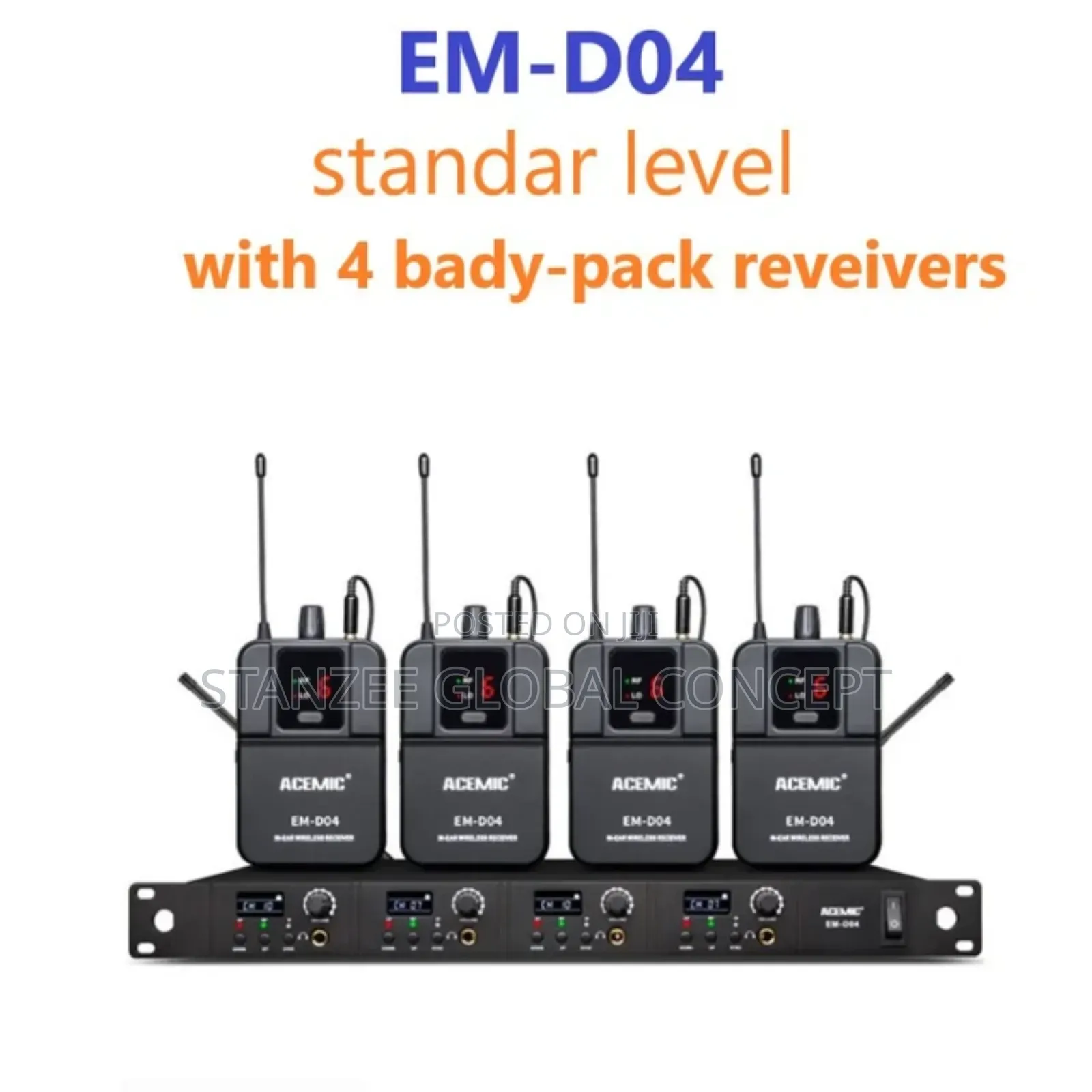 Acemic Em-D04 Four Channel in Ear Monitor Wireless