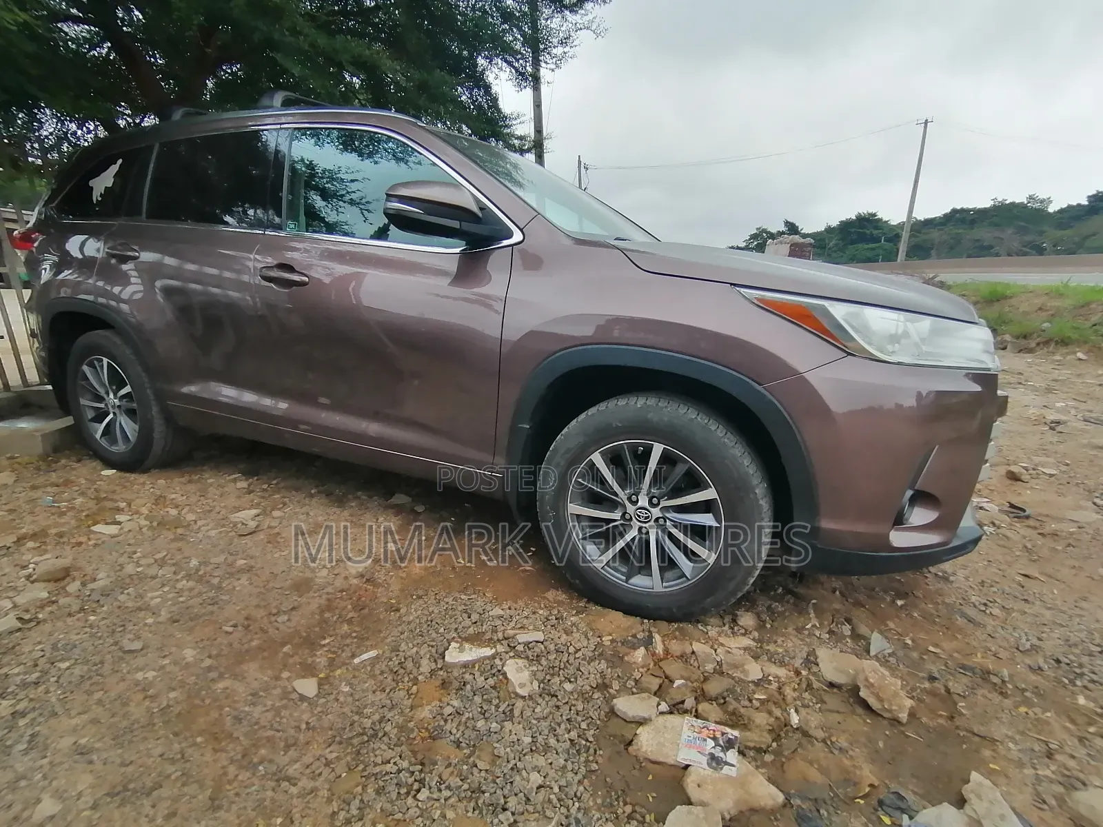 Toyota Highlander XLE 4x4 V6 (3.5L 6cyl 8A) 2017 Brown