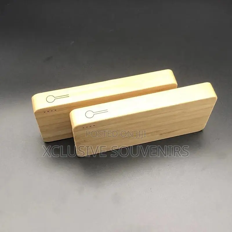 Bamboo Wood High Capacity 10000mah Power Bank Fast Charging