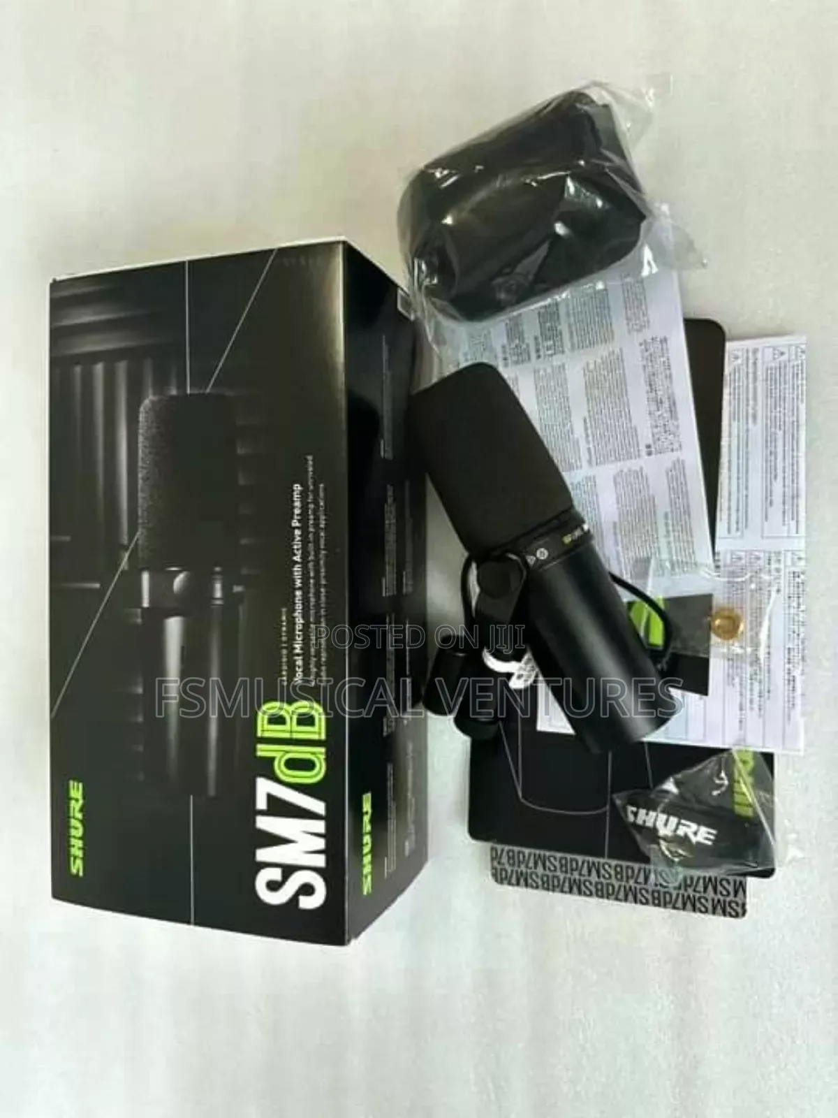 Shure Sm7db Dynamic Vocal Microphone With Built-in Preamp