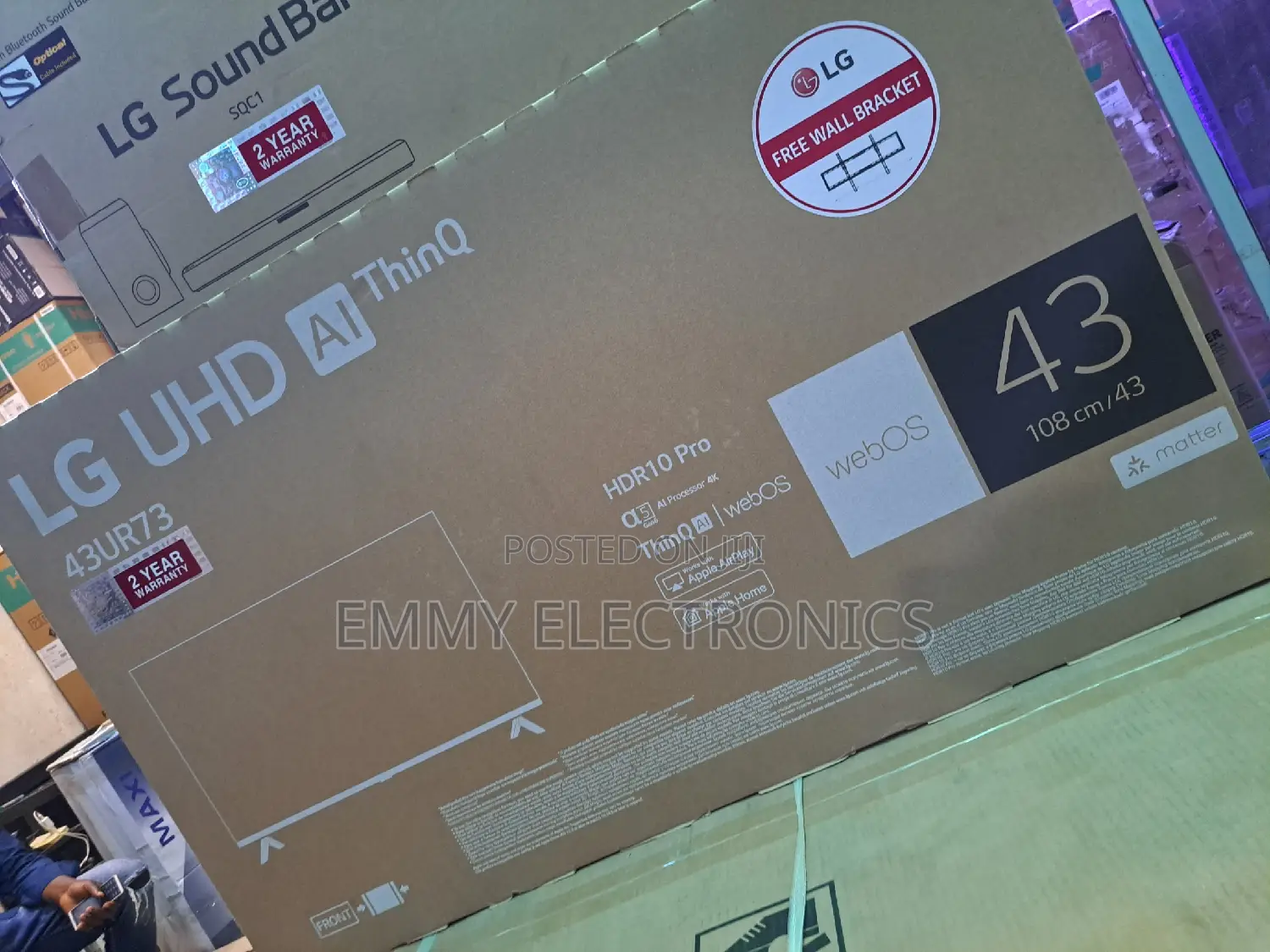 Lg Original 43inches Television With Warranty