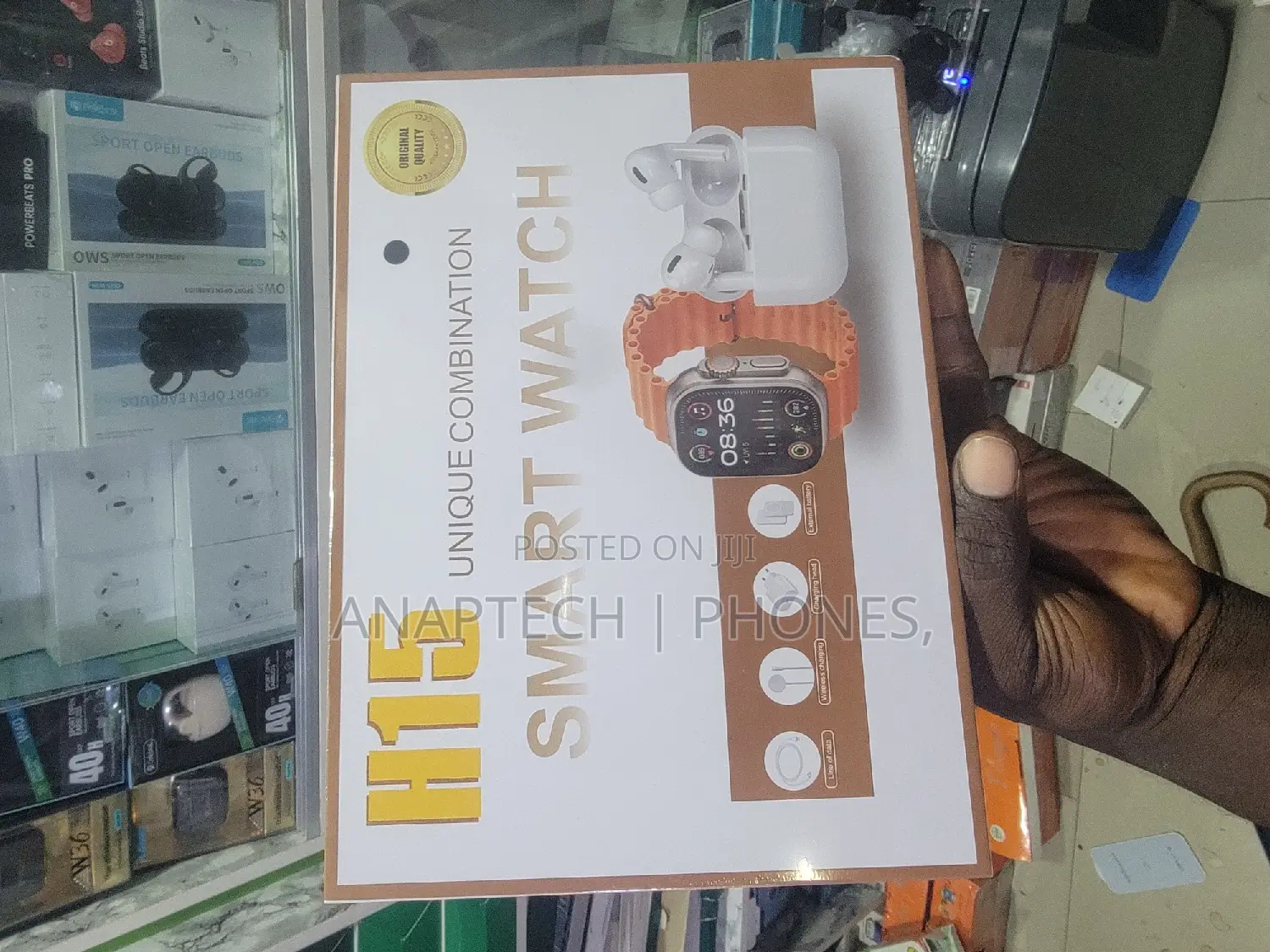 H15 Unique Combination Smart Watch, External Battery